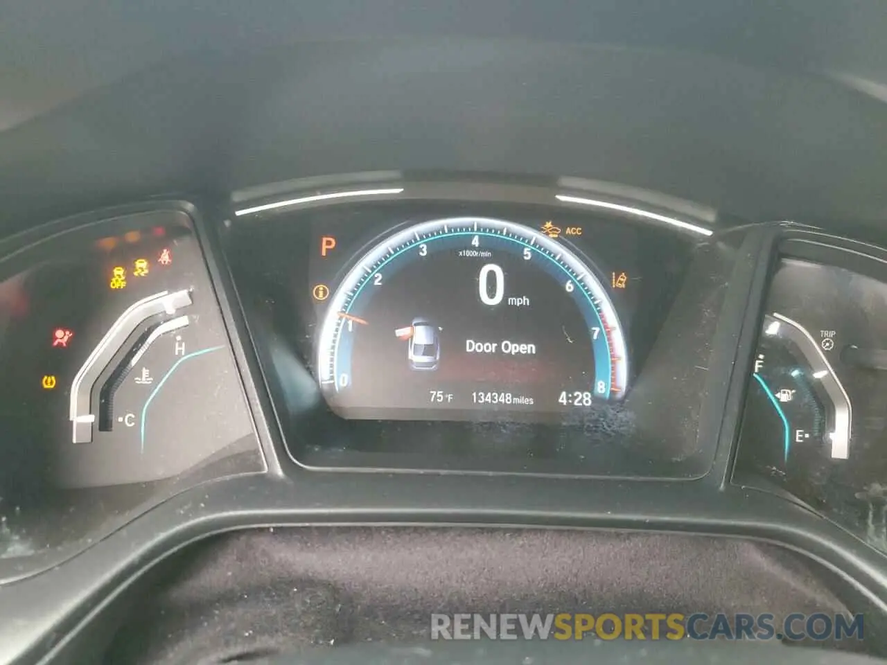 9 fotografías del automóvil dañado 19XFC2F66LE012867 HONDA CIVIC 2020