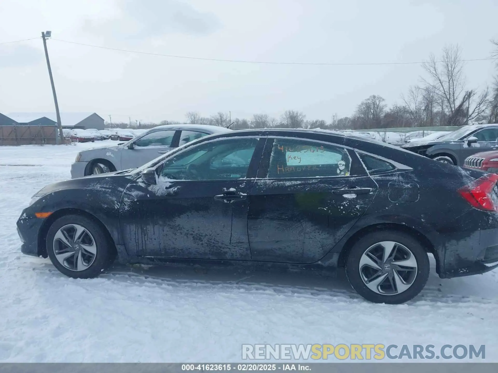 14 fotografías del automóvil dañado 19XFC2F66LE029720 HONDA CIVIC 2020