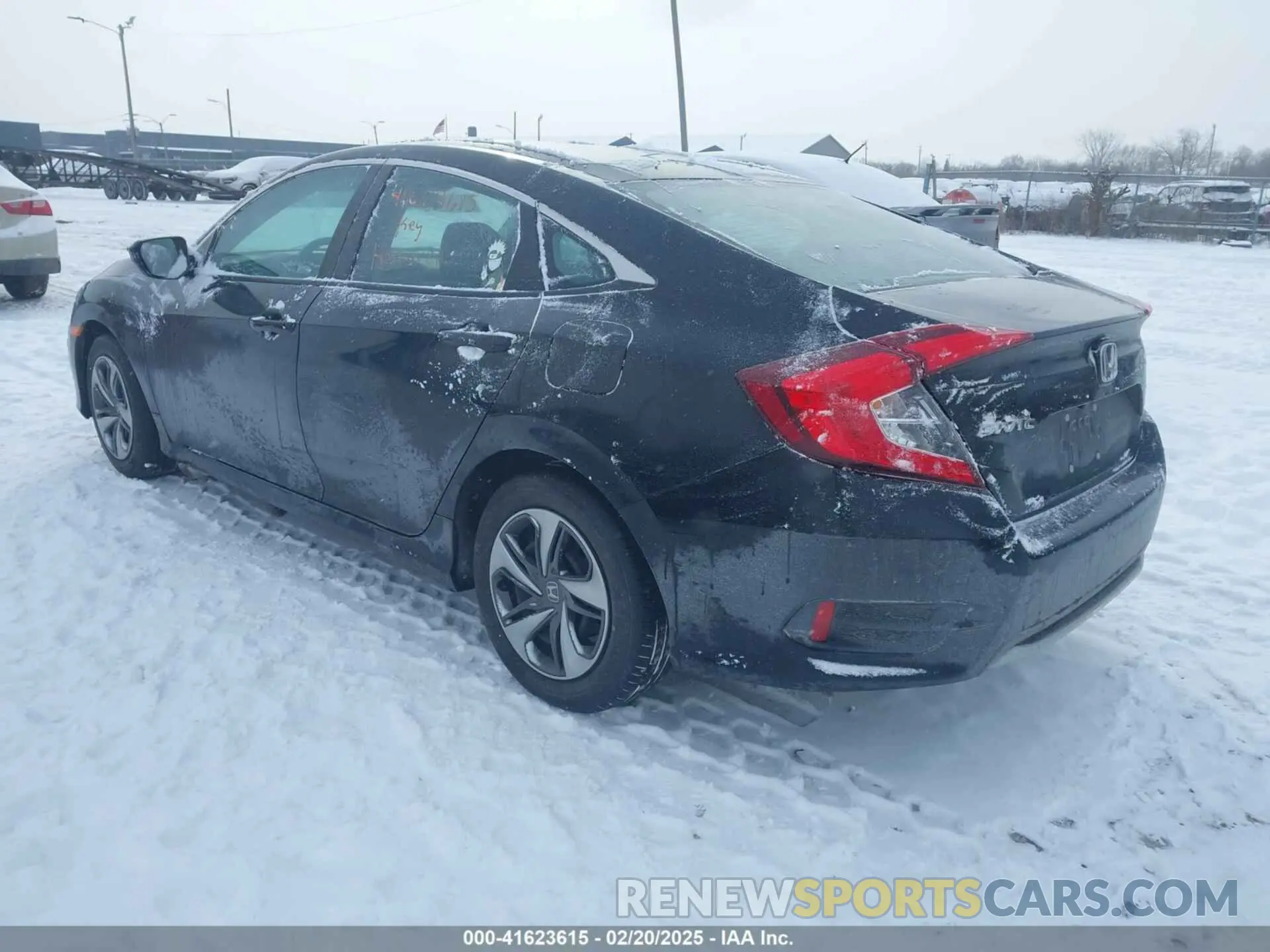 3 fotografías del automóvil dañado 19XFC2F66LE029720 HONDA CIVIC 2020