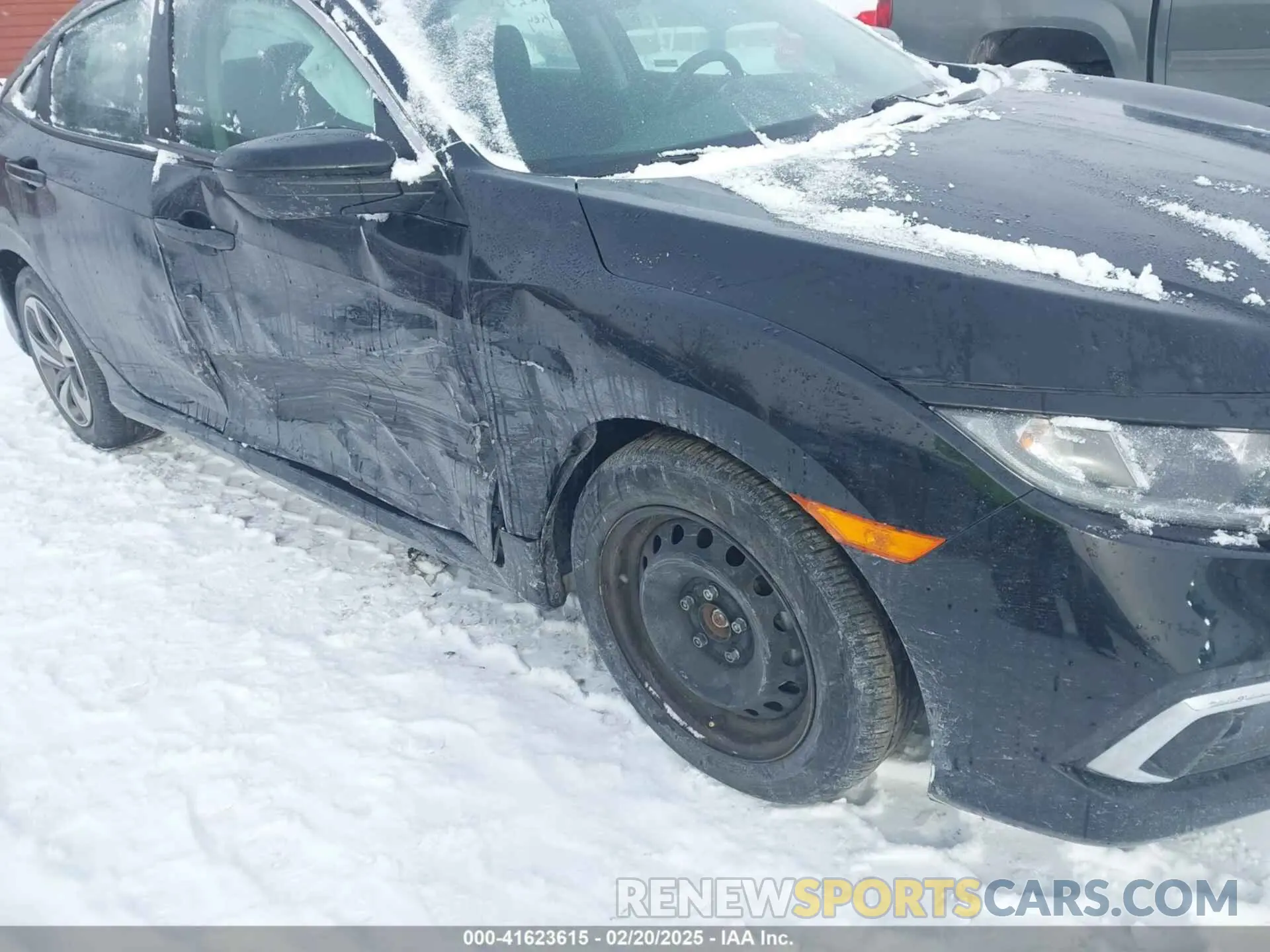 6 fotografías del automóvil dañado 19XFC2F66LE029720 HONDA CIVIC 2020