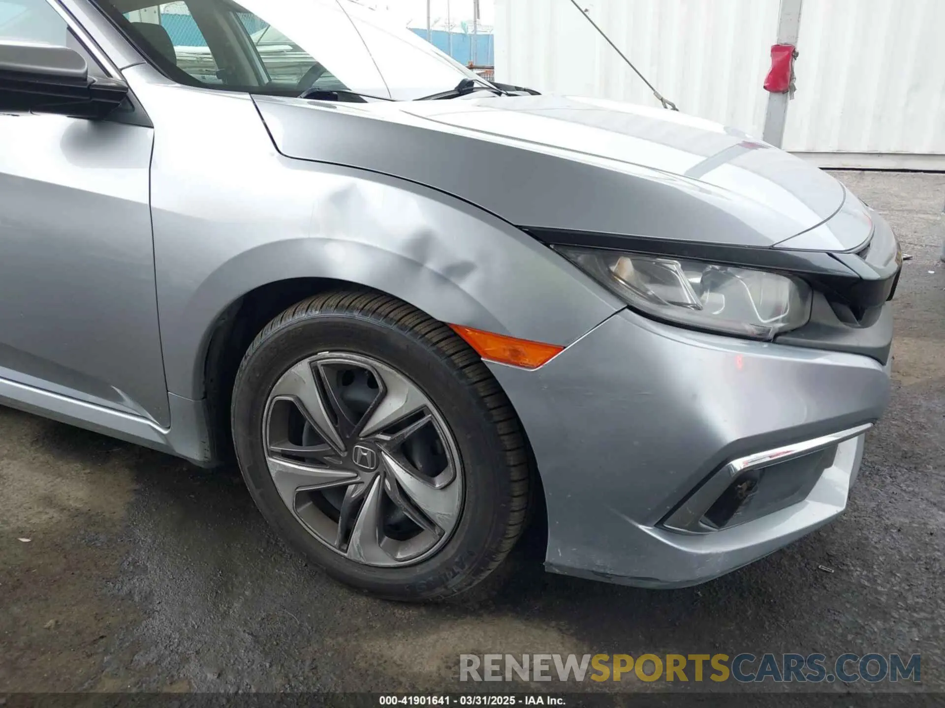 20 fotografías del automóvil dañado 19XFC2F66LE203429 HONDA CIVIC 2020