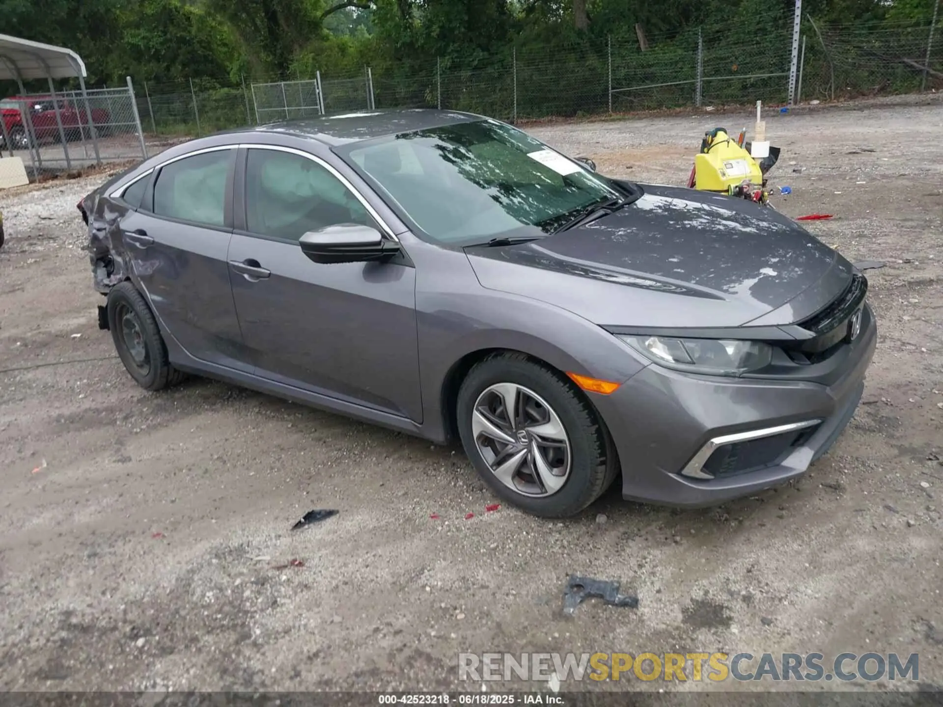 1 fotografías del automóvil dañado 19XFC2F67LE016717 HONDA CIVIC 2020