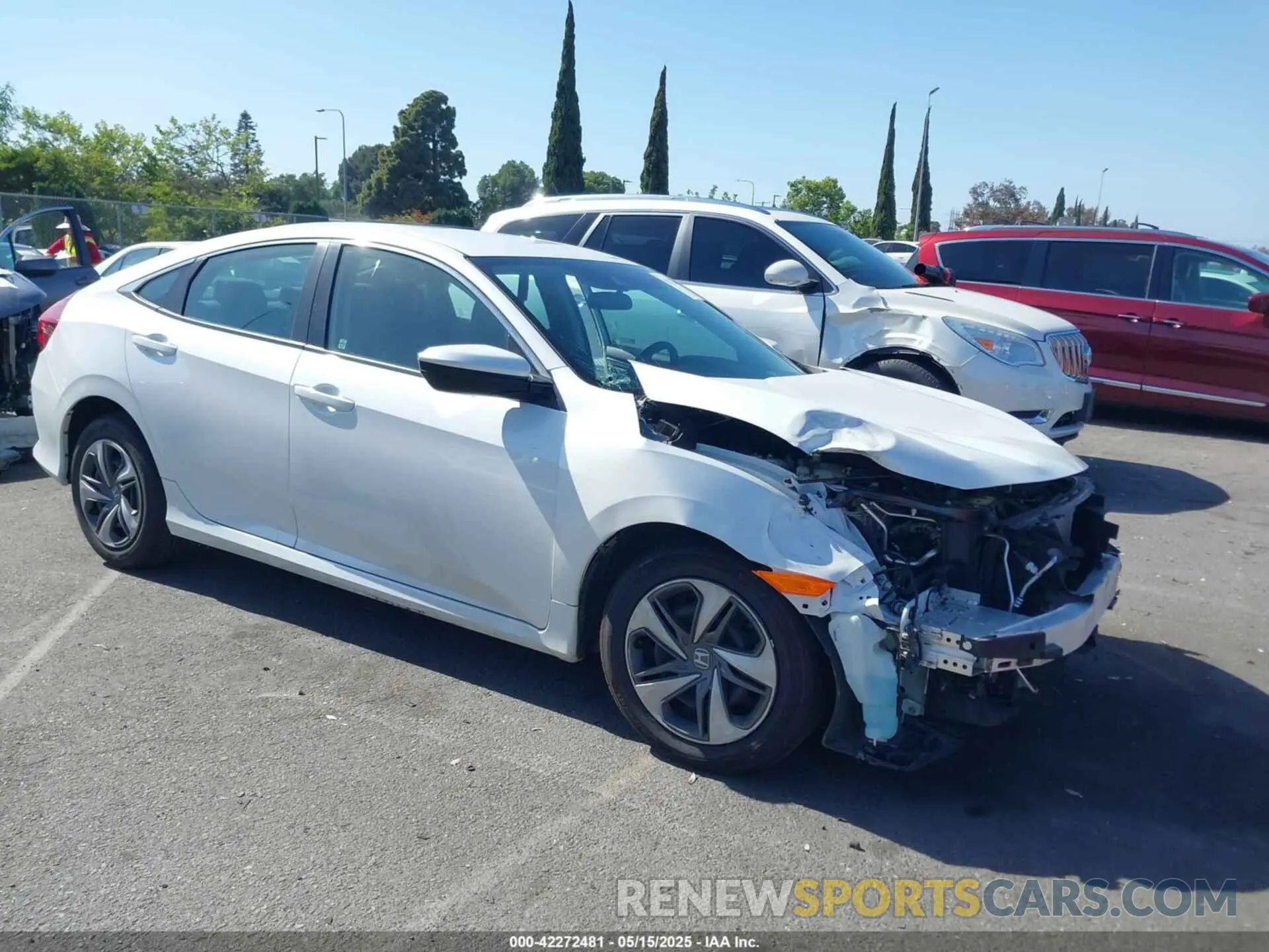 1 fotografías del automóvil dañado 19XFC2F67LE212561 HONDA CIVIC 2020