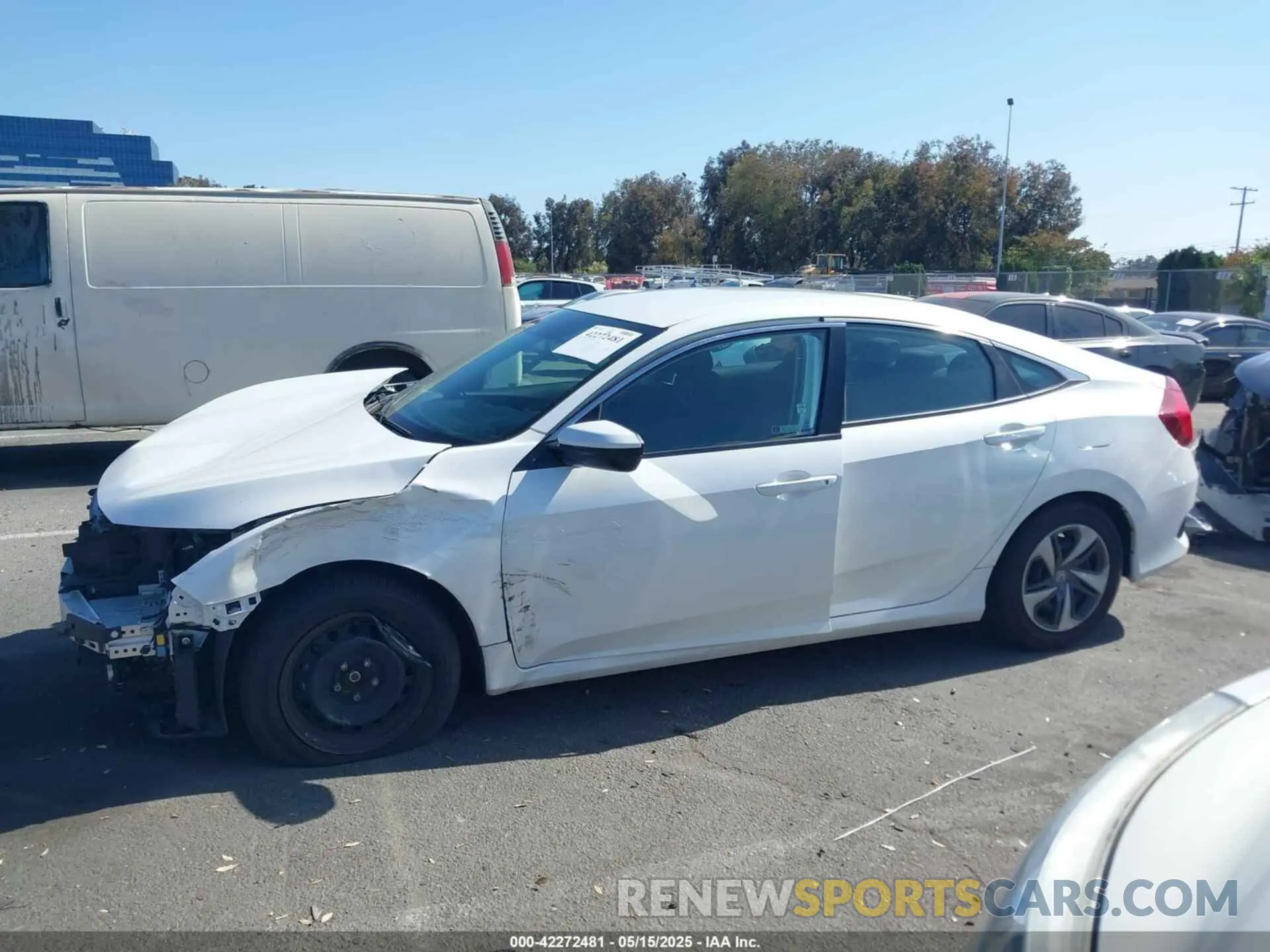 15 fotografías del automóvil dañado 19XFC2F67LE212561 HONDA CIVIC 2020