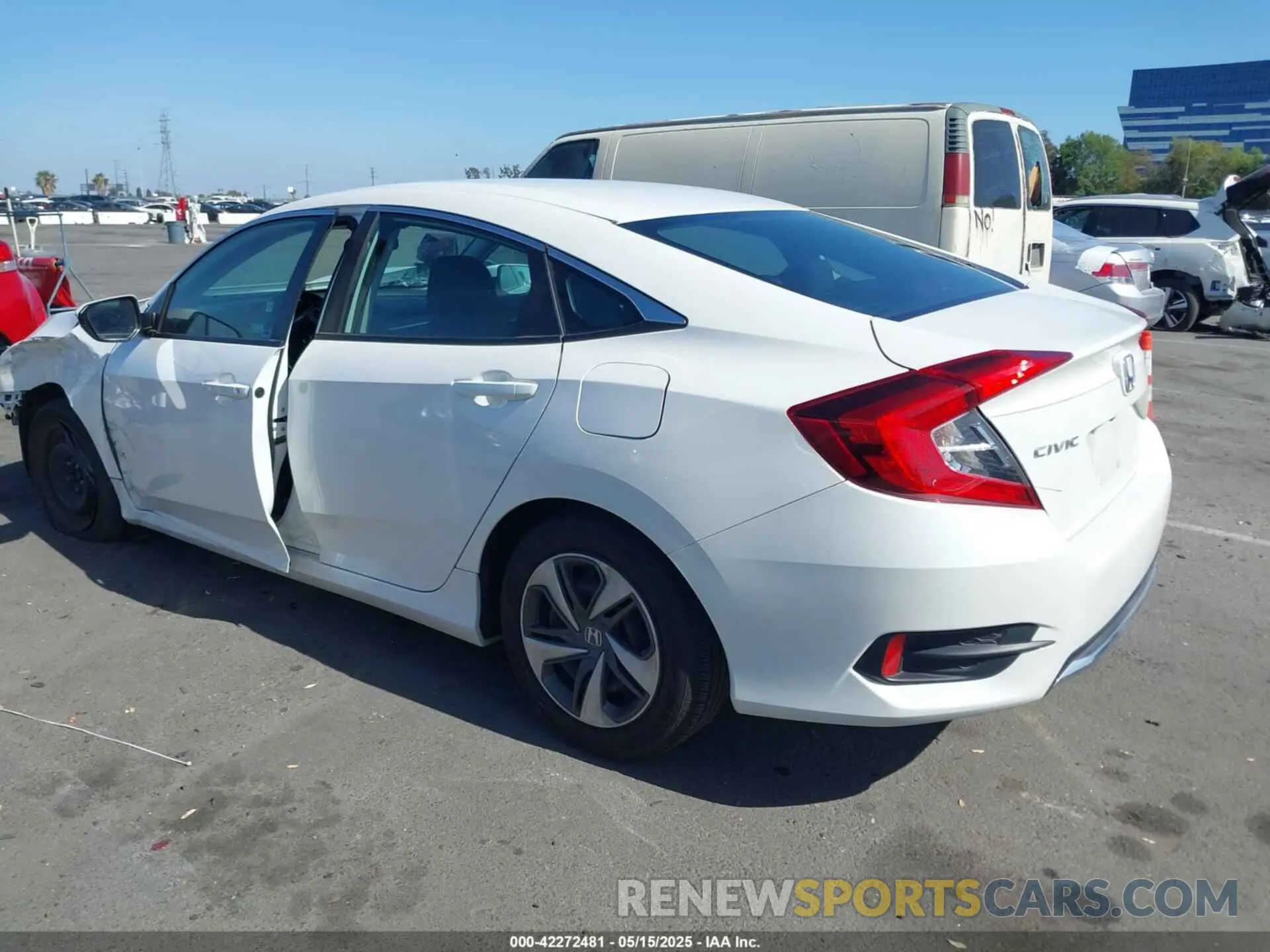 3 fotografías del automóvil dañado 19XFC2F67LE212561 HONDA CIVIC 2020
