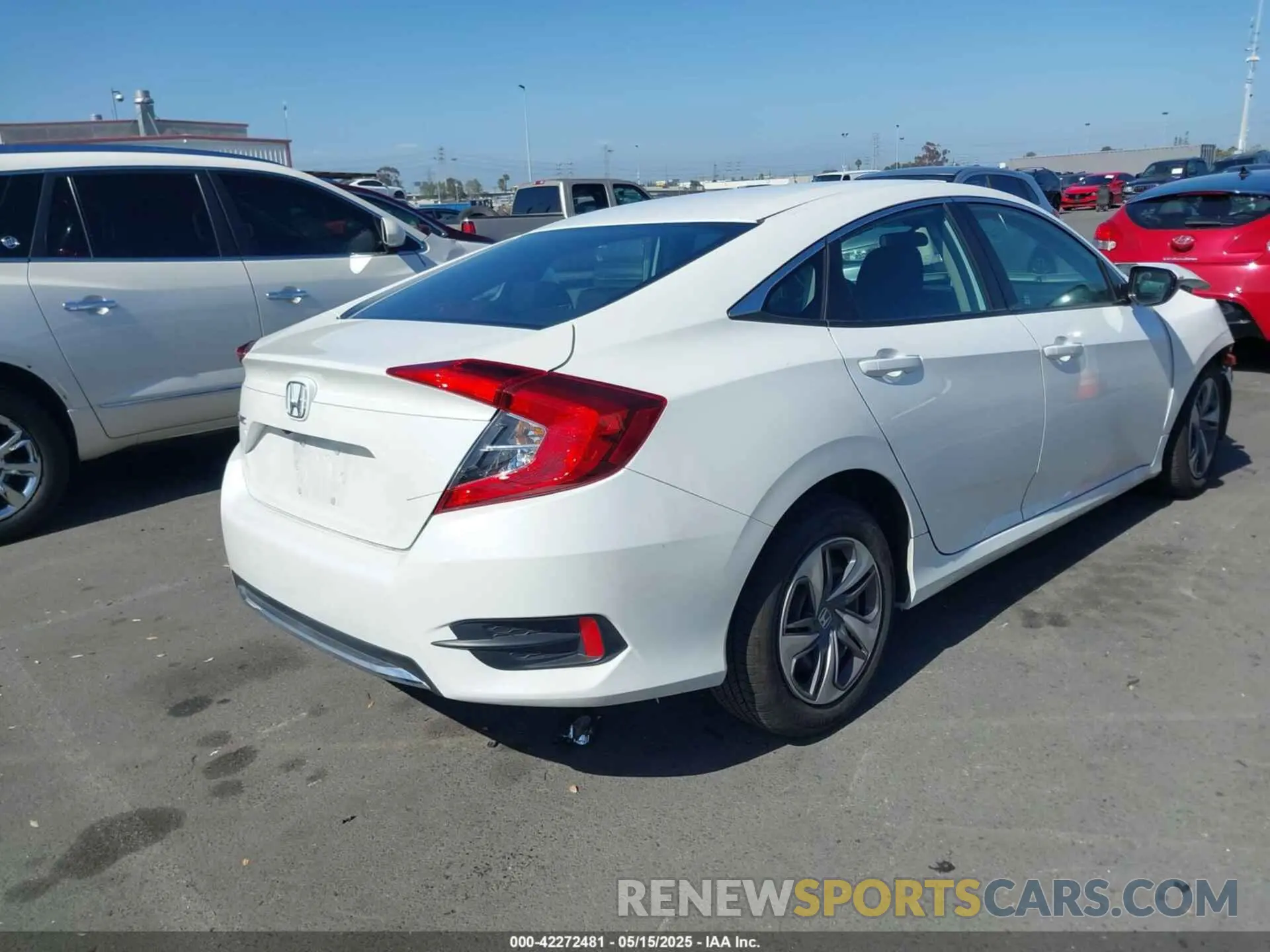 4 fotografías del automóvil dañado 19XFC2F67LE212561 HONDA CIVIC 2020