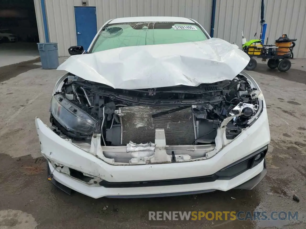 5 fotografías del automóvil dañado 19XFC2F68LE004530 HONDA CIVIC 2020