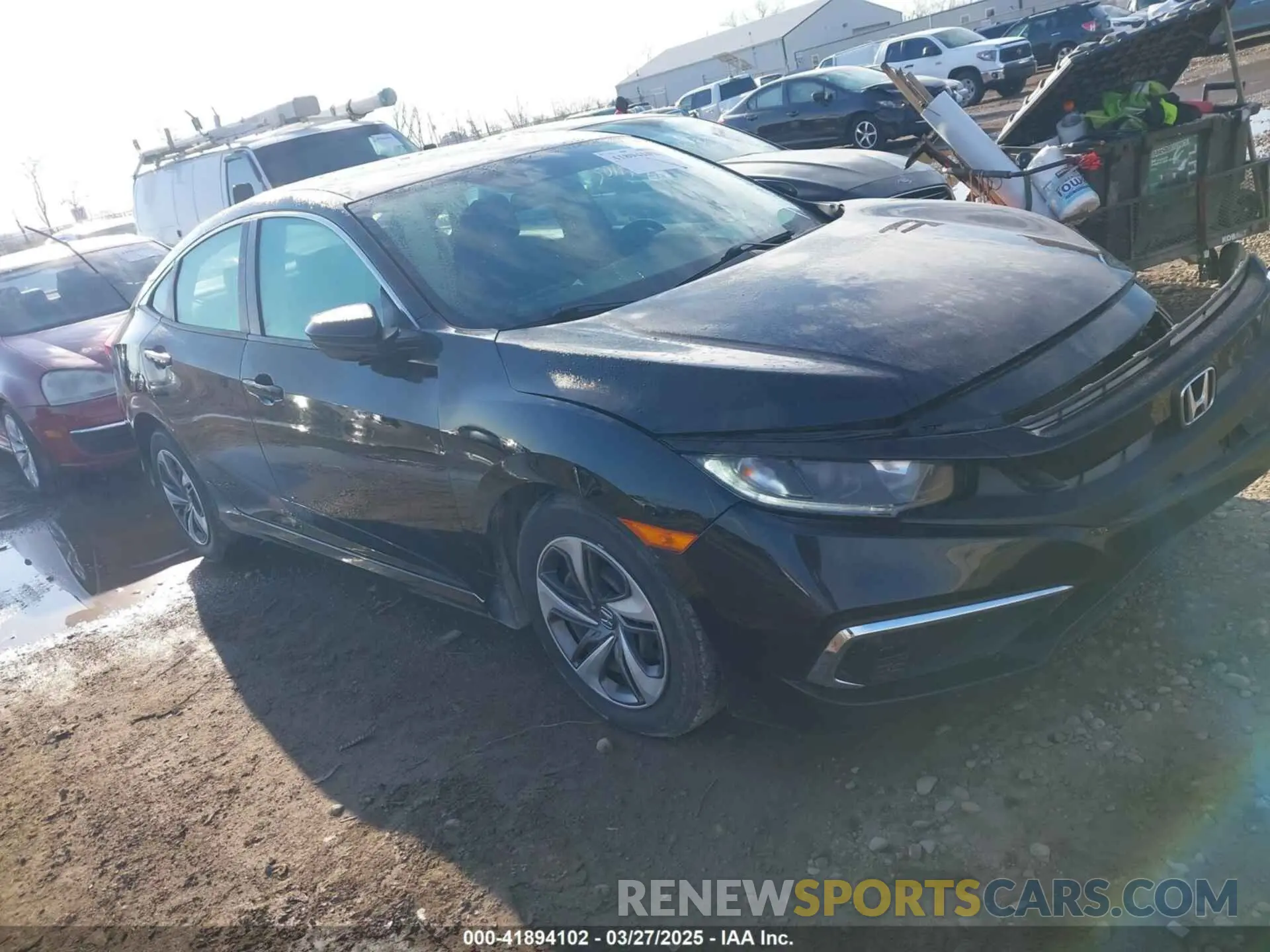 1 fotografías del automóvil dañado 19XFC2F68LE029699 HONDA CIVIC 2020