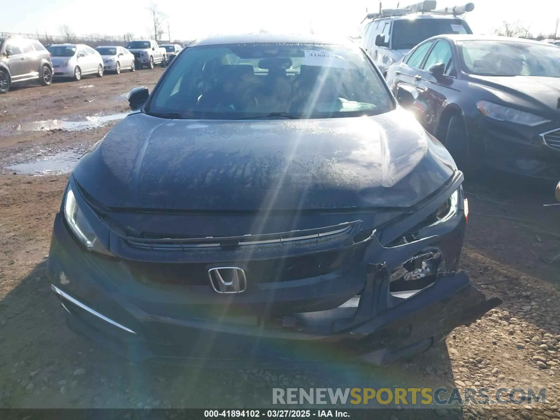 12 fotografías del automóvil dañado 19XFC2F68LE029699 HONDA CIVIC 2020