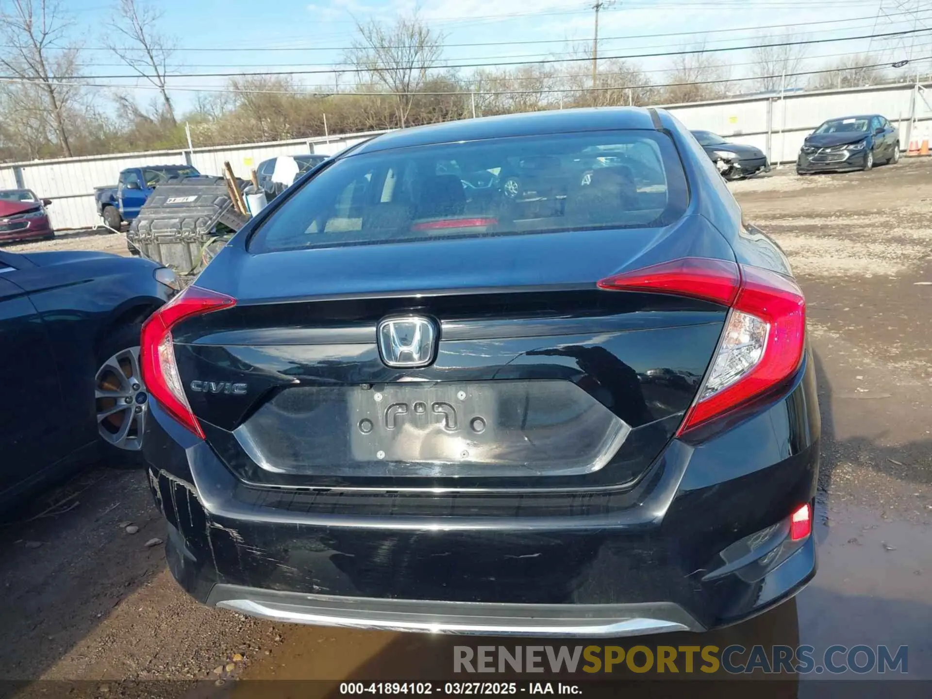 16 fotografías del automóvil dañado 19XFC2F68LE029699 HONDA CIVIC 2020