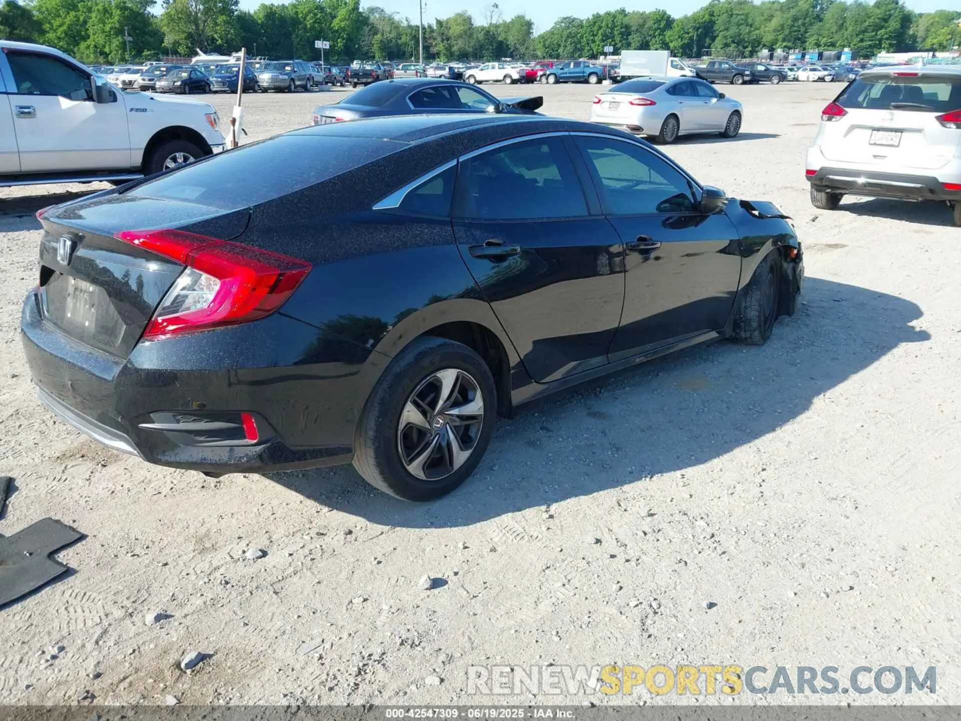 4 fotografías del automóvil dañado 19XFC2F69LE004472 HONDA CIVIC 2020