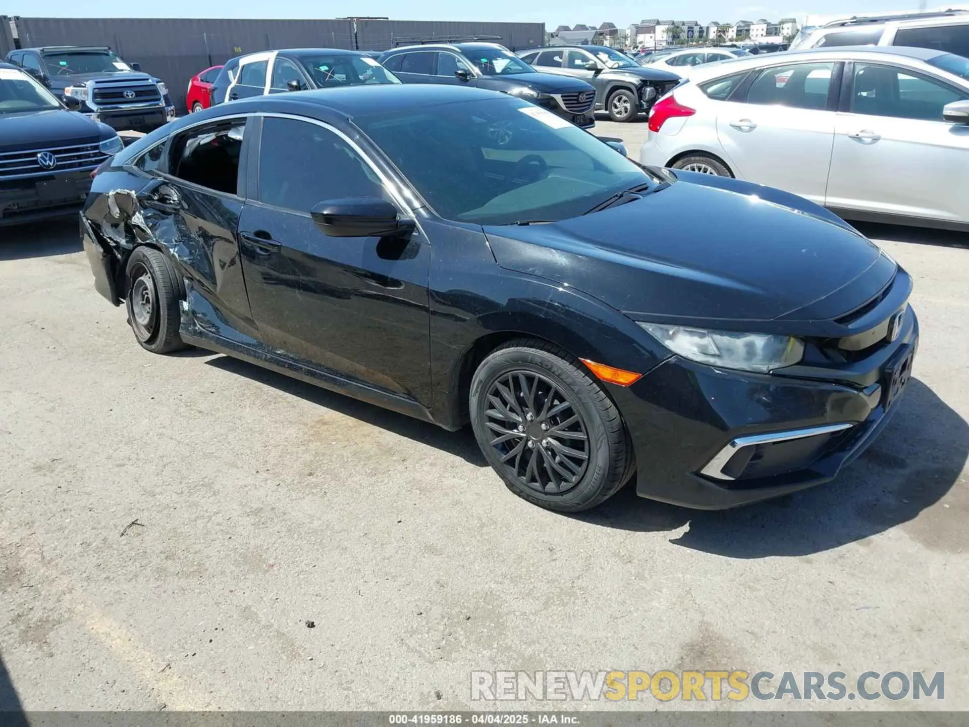 1 fotografías del automóvil dañado 19XFC2F69LE210049 HONDA CIVIC 2020