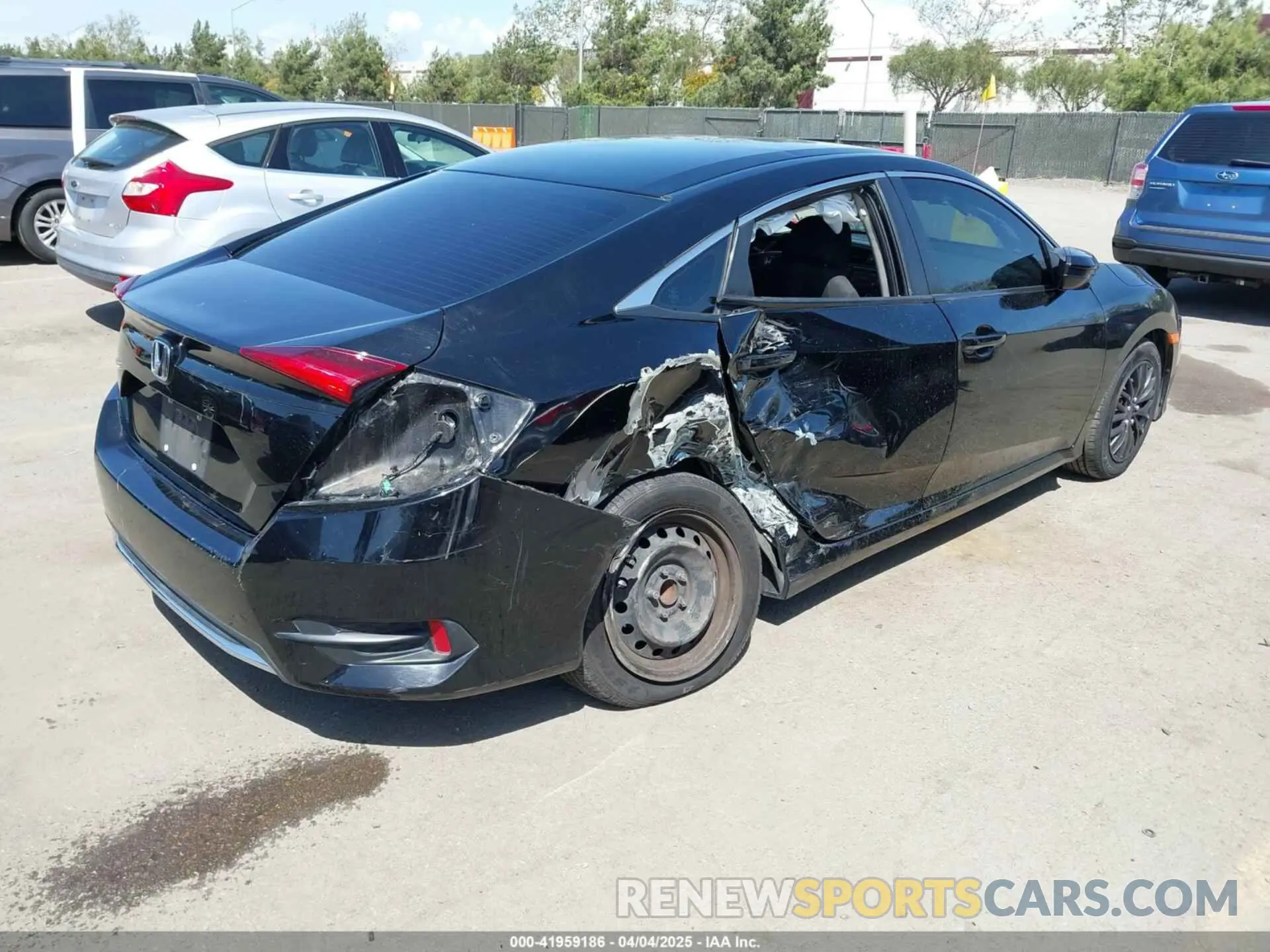 6 fotografías del automóvil dañado 19XFC2F69LE210049 HONDA CIVIC 2020