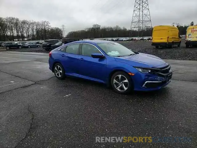 11 fotografías del automóvil dañado 19XFC2F69LE216160 HONDA CIVIC 2020