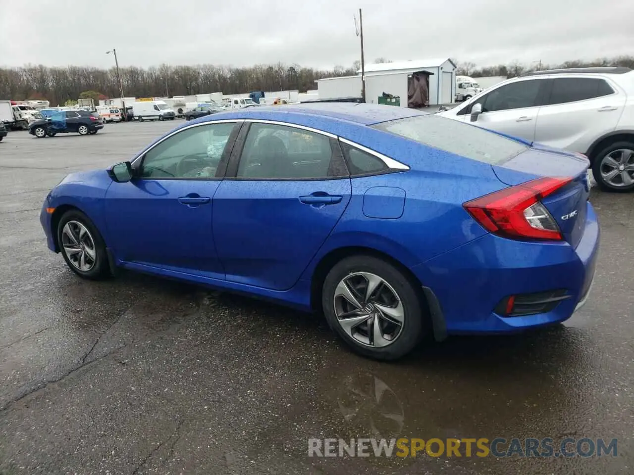 2 fotografías del automóvil dañado 19XFC2F69LE216160 HONDA CIVIC 2020