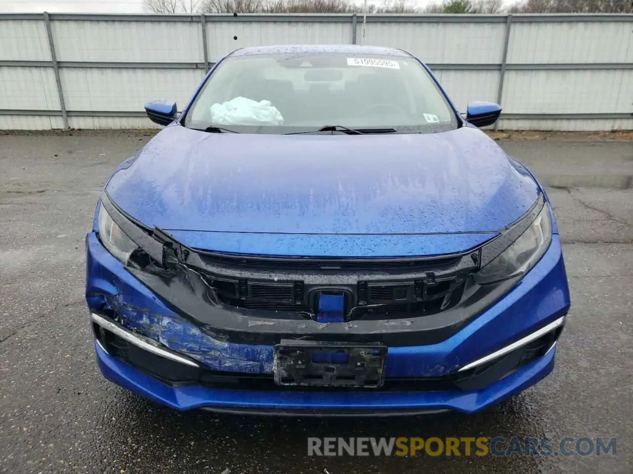 5 fotografías del automóvil dañado 19XFC2F69LE216160 HONDA CIVIC 2020