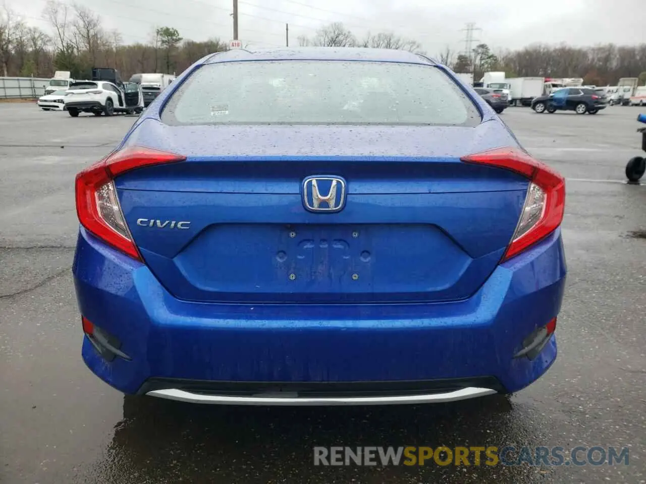 6 fotografías del automóvil dañado 19XFC2F69LE216160 HONDA CIVIC 2020