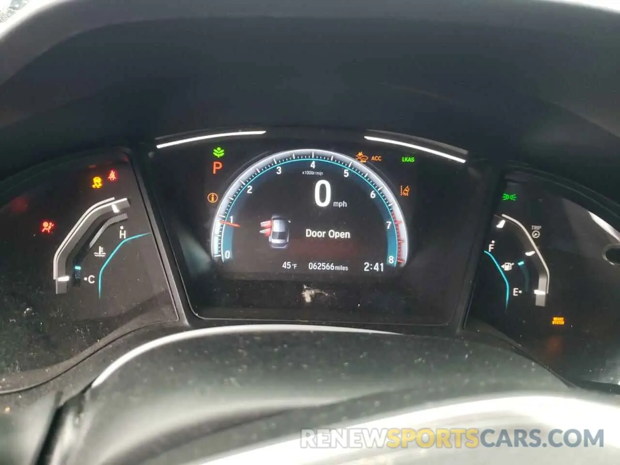 9 fotografías del automóvil dañado 19XFC2F69LE216160 HONDA CIVIC 2020