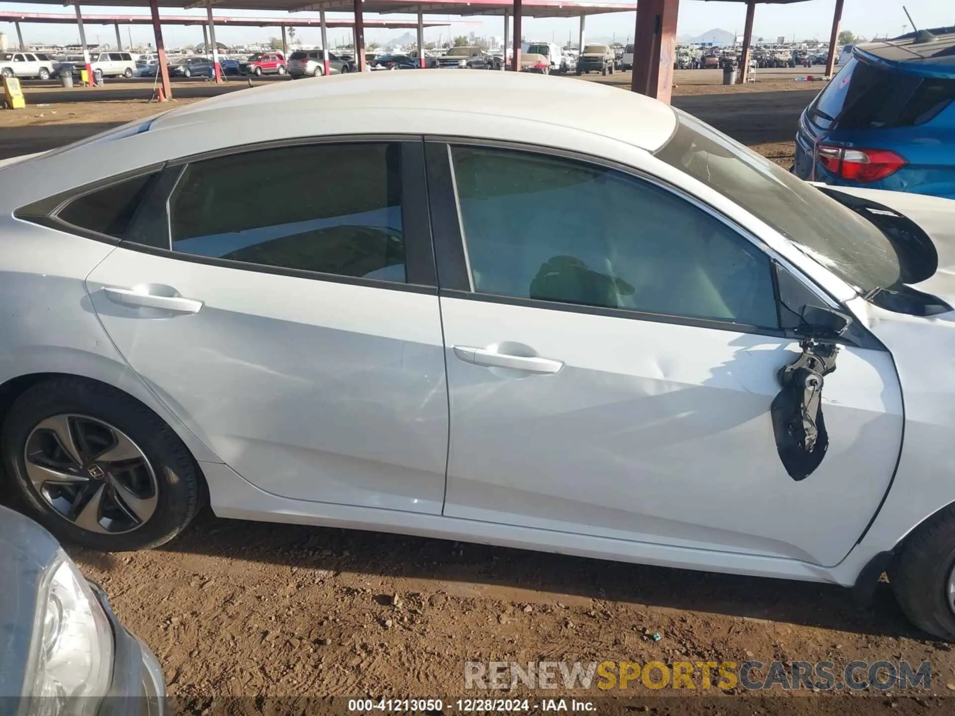 14 fotografías del automóvil dañado 19XFC2F6XLE014301 HONDA CIVIC 2020