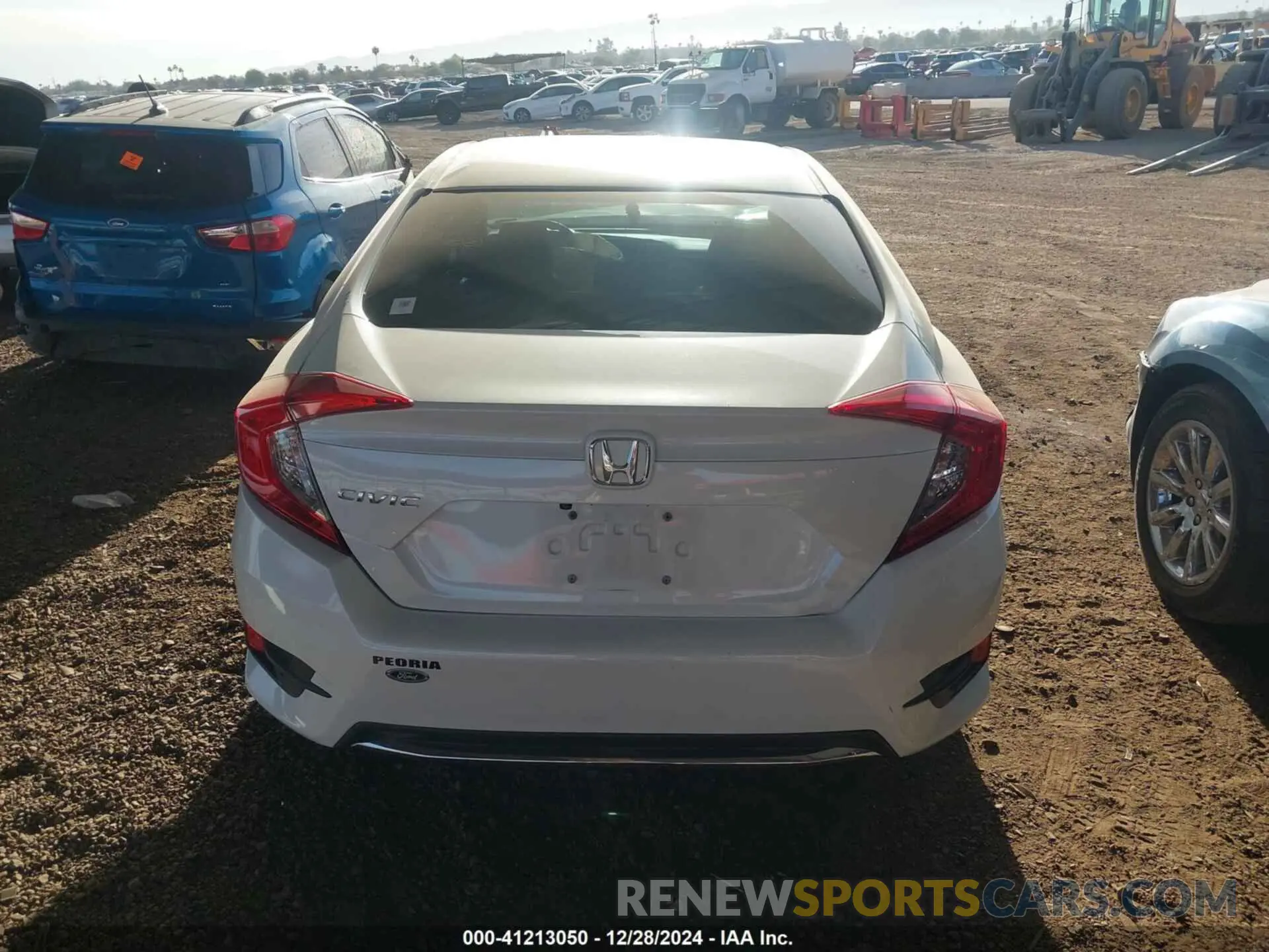 17 fotografías del automóvil dañado 19XFC2F6XLE014301 HONDA CIVIC 2020