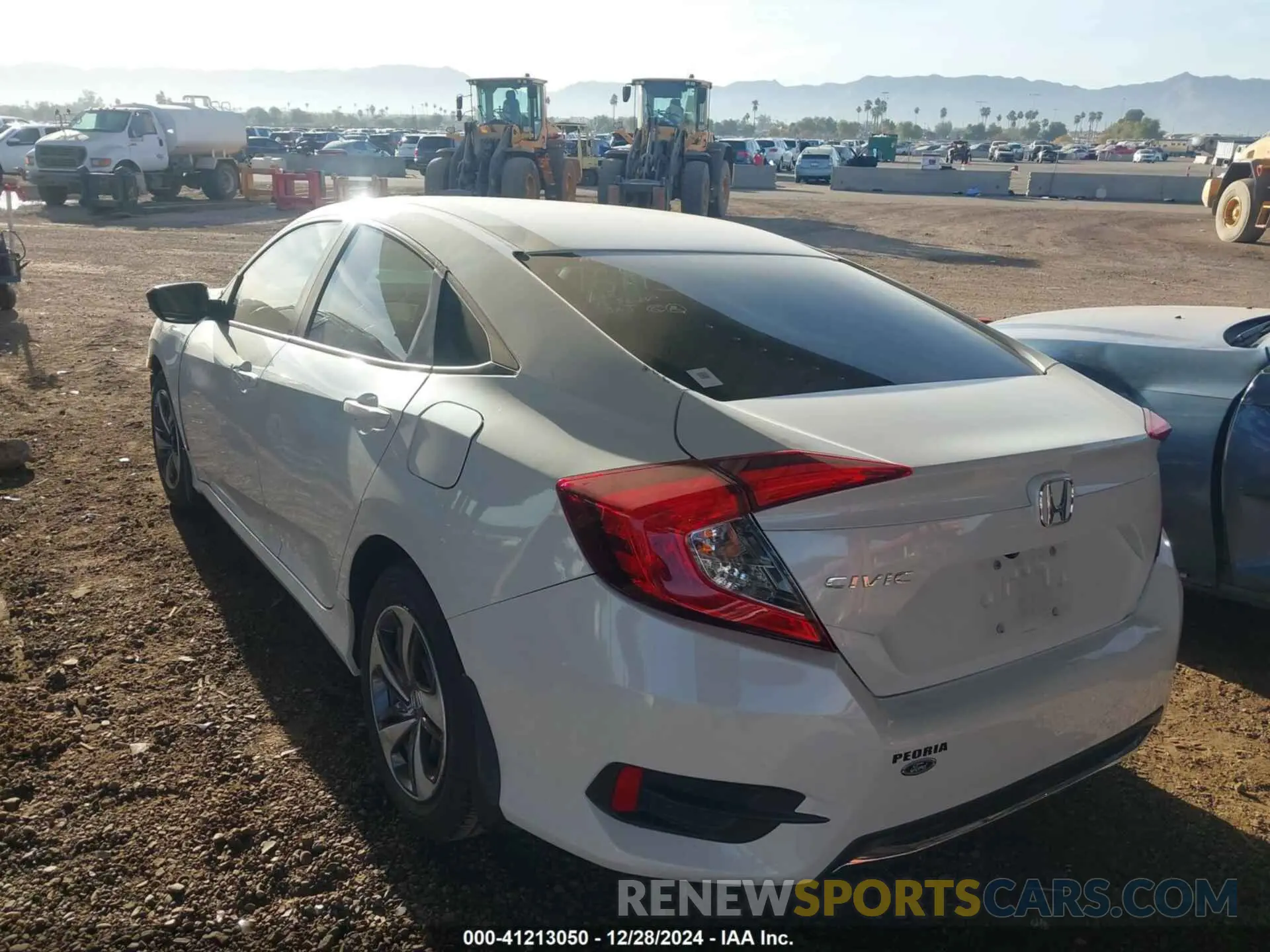 3 fotografías del automóvil dañado 19XFC2F6XLE014301 HONDA CIVIC 2020
