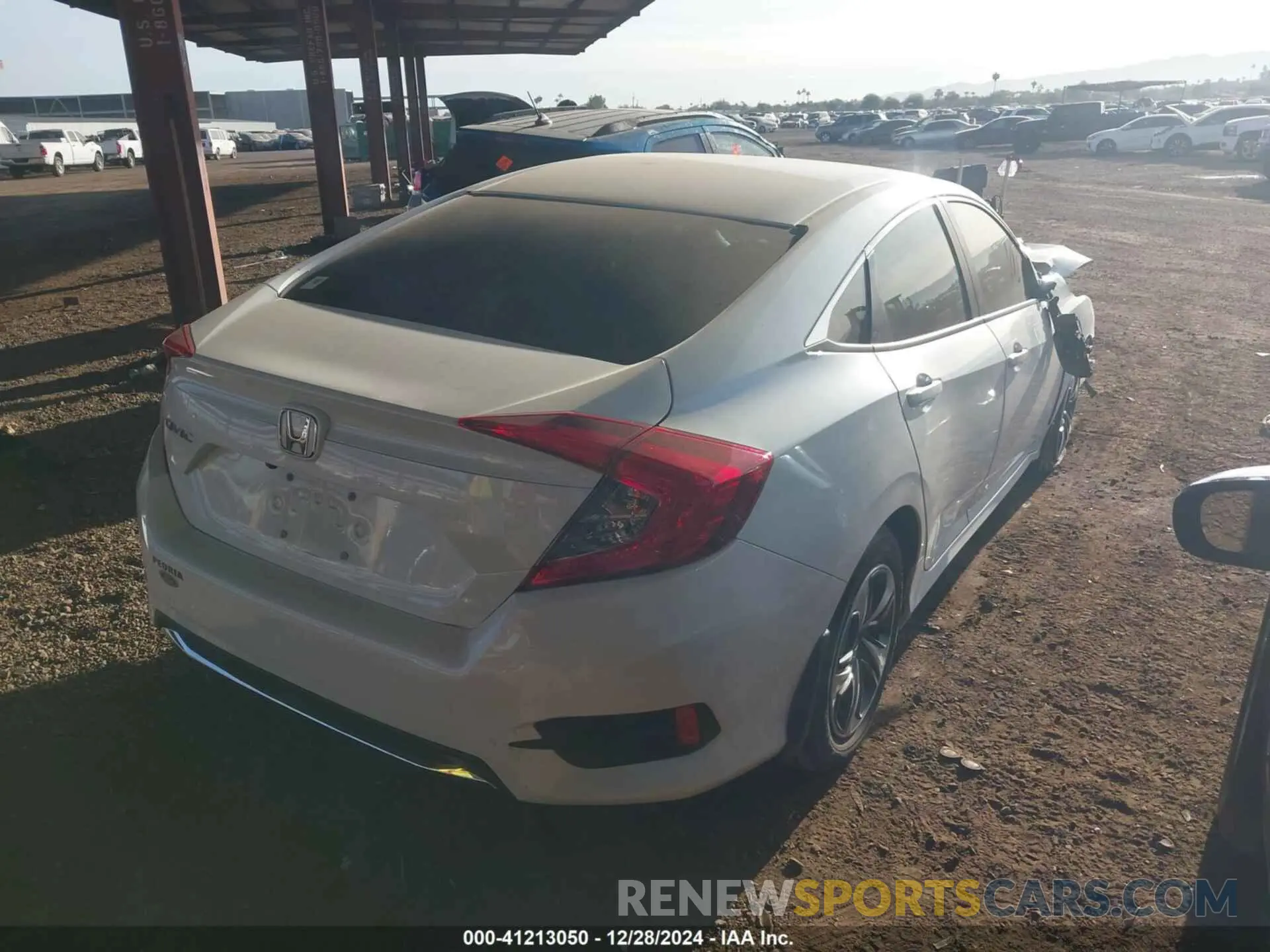 4 fotografías del automóvil dañado 19XFC2F6XLE014301 HONDA CIVIC 2020