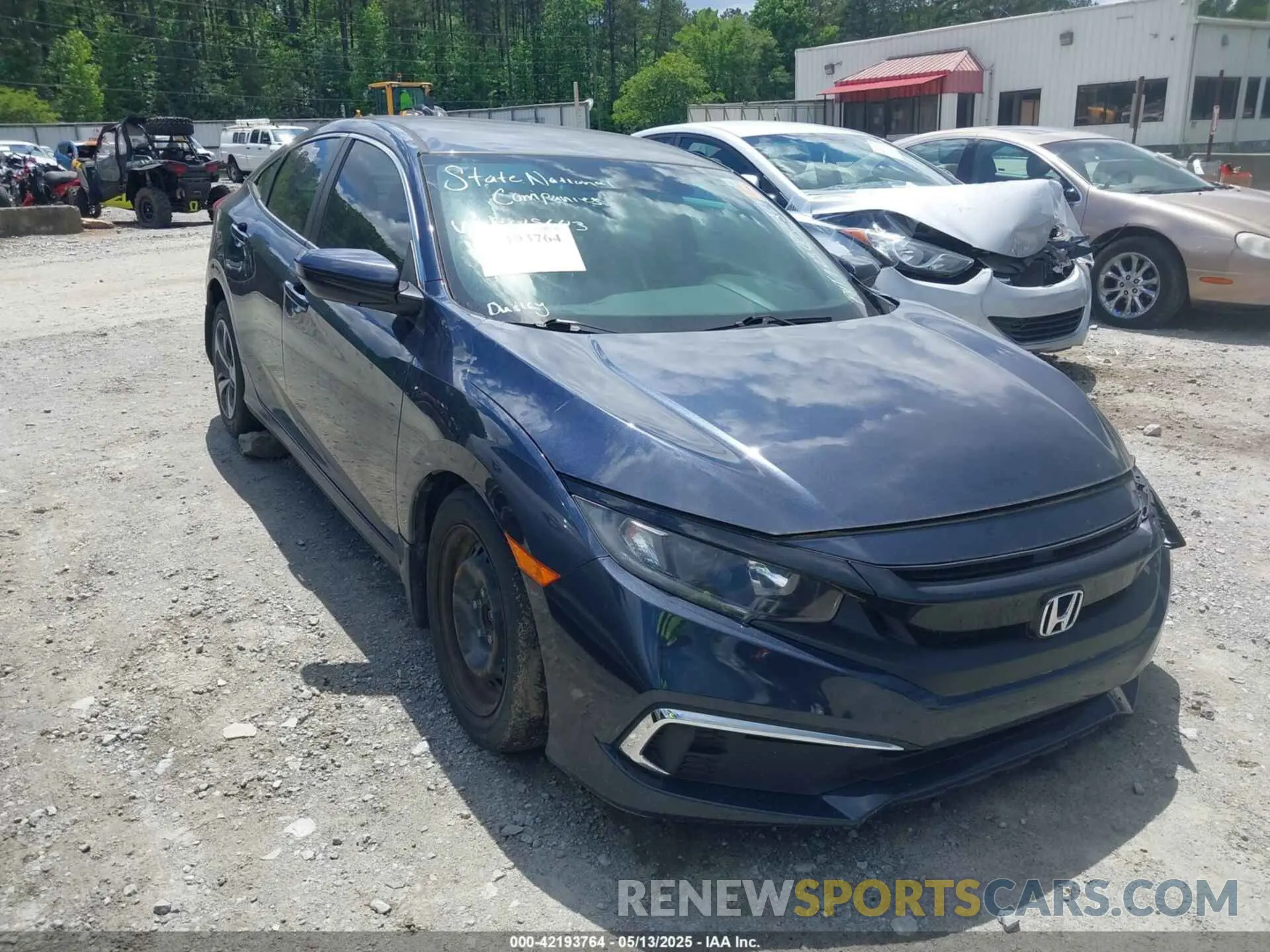 1 fotografías del automóvil dañado 19XFC2F6XLE015643 HONDA CIVIC 2020