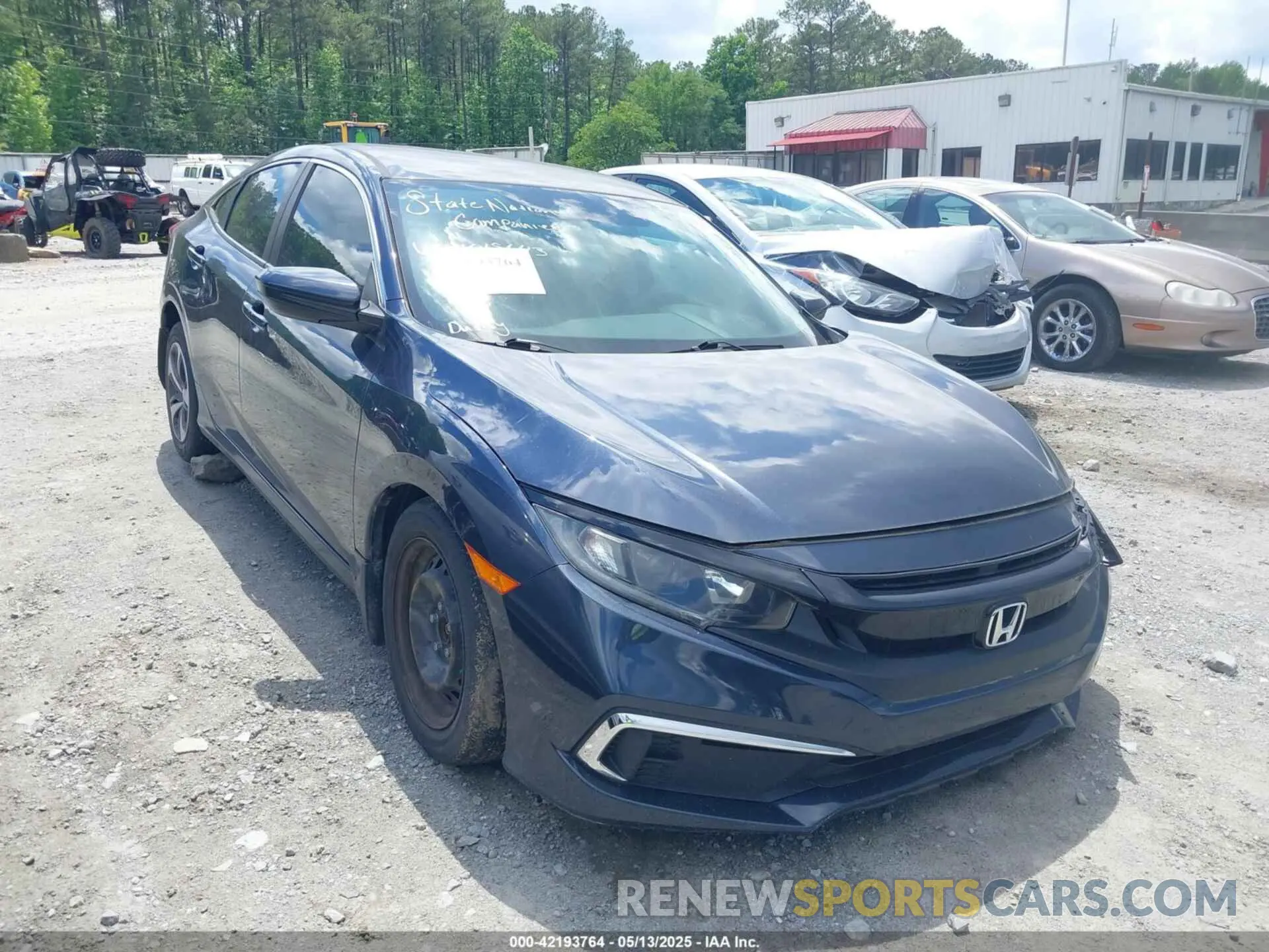 12 fotografías del automóvil dañado 19XFC2F6XLE015643 HONDA CIVIC 2020