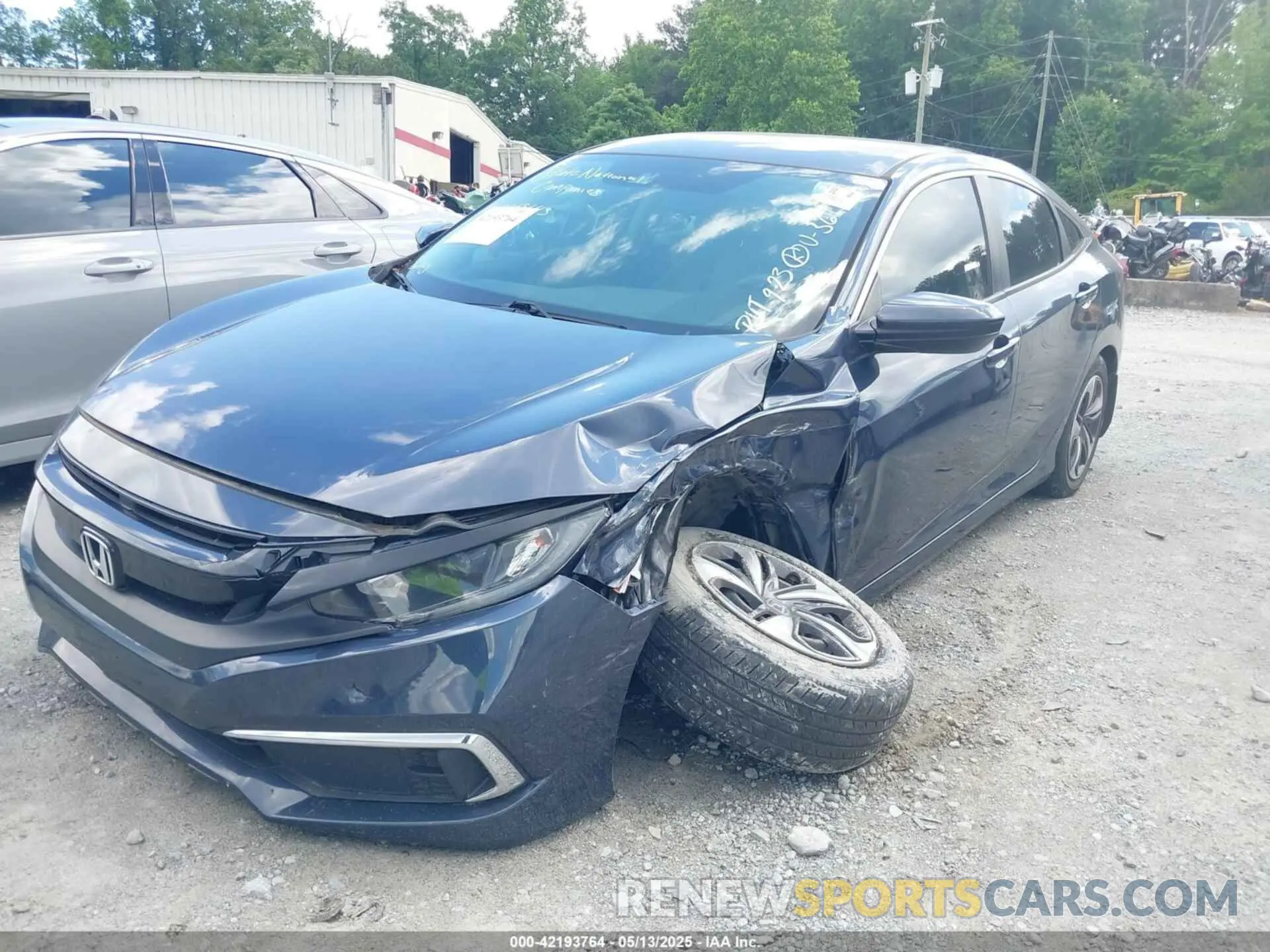 13 fotografías del automóvil dañado 19XFC2F6XLE015643 HONDA CIVIC 2020