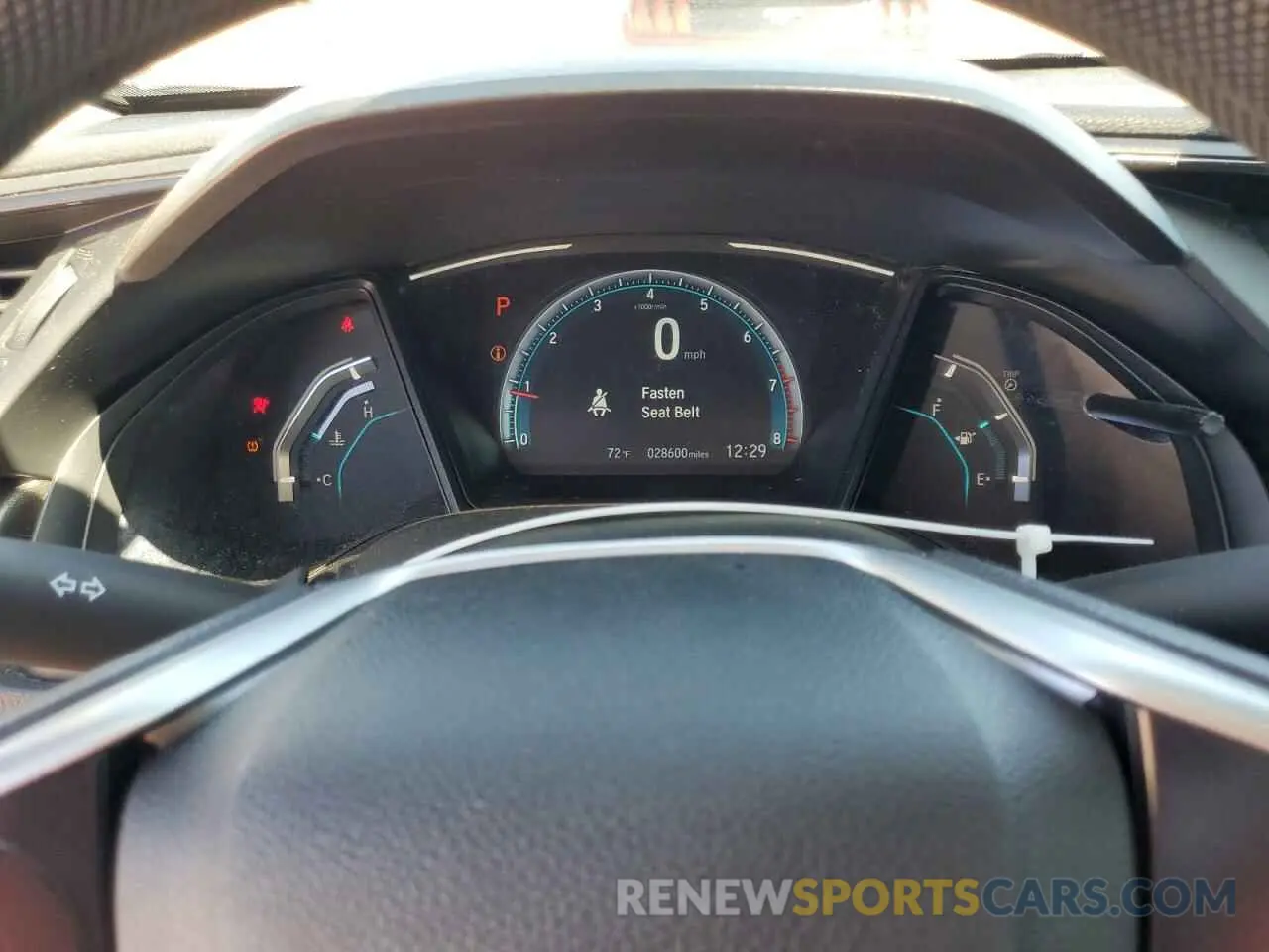 9 fotografías del automóvil dañado 19XFC2F6XLE027341 HONDA CIVIC 2020