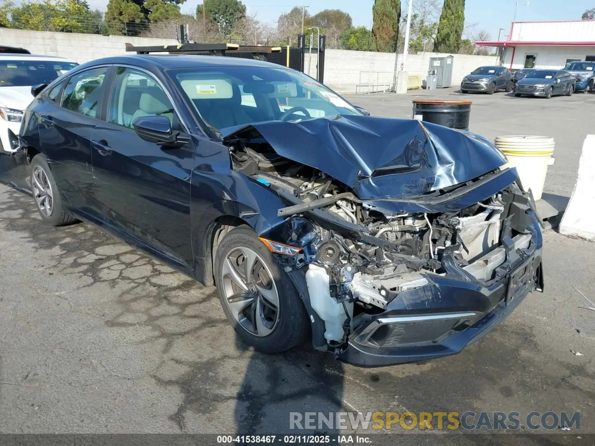 1 fotografías del automóvil dañado 19XFC2F6XLE202249 HONDA CIVIC 2020