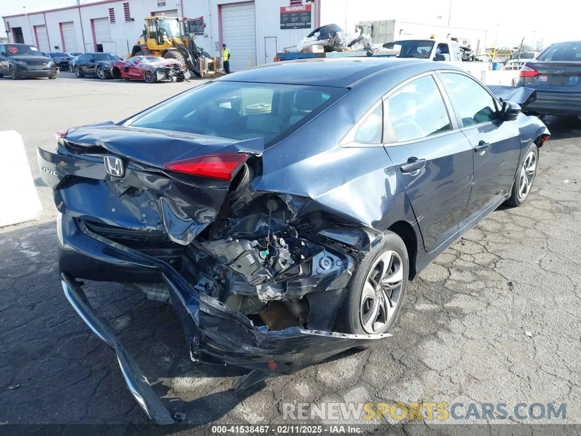 4 fotografías del automóvil dañado 19XFC2F6XLE202249 HONDA CIVIC 2020