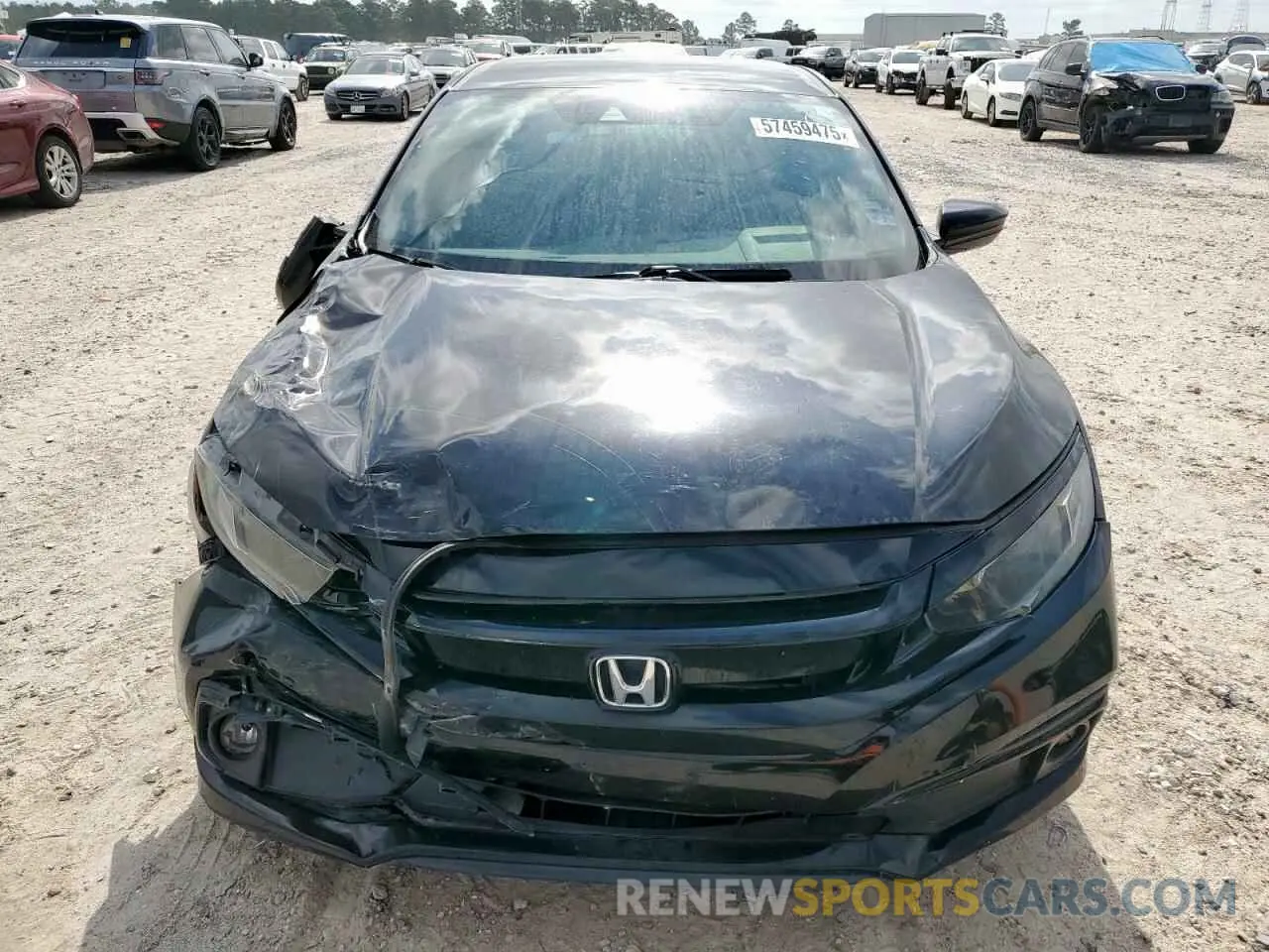 5 fotografías del automóvil dañado 19XFC2F80LE024918 HONDA CIVIC 2020