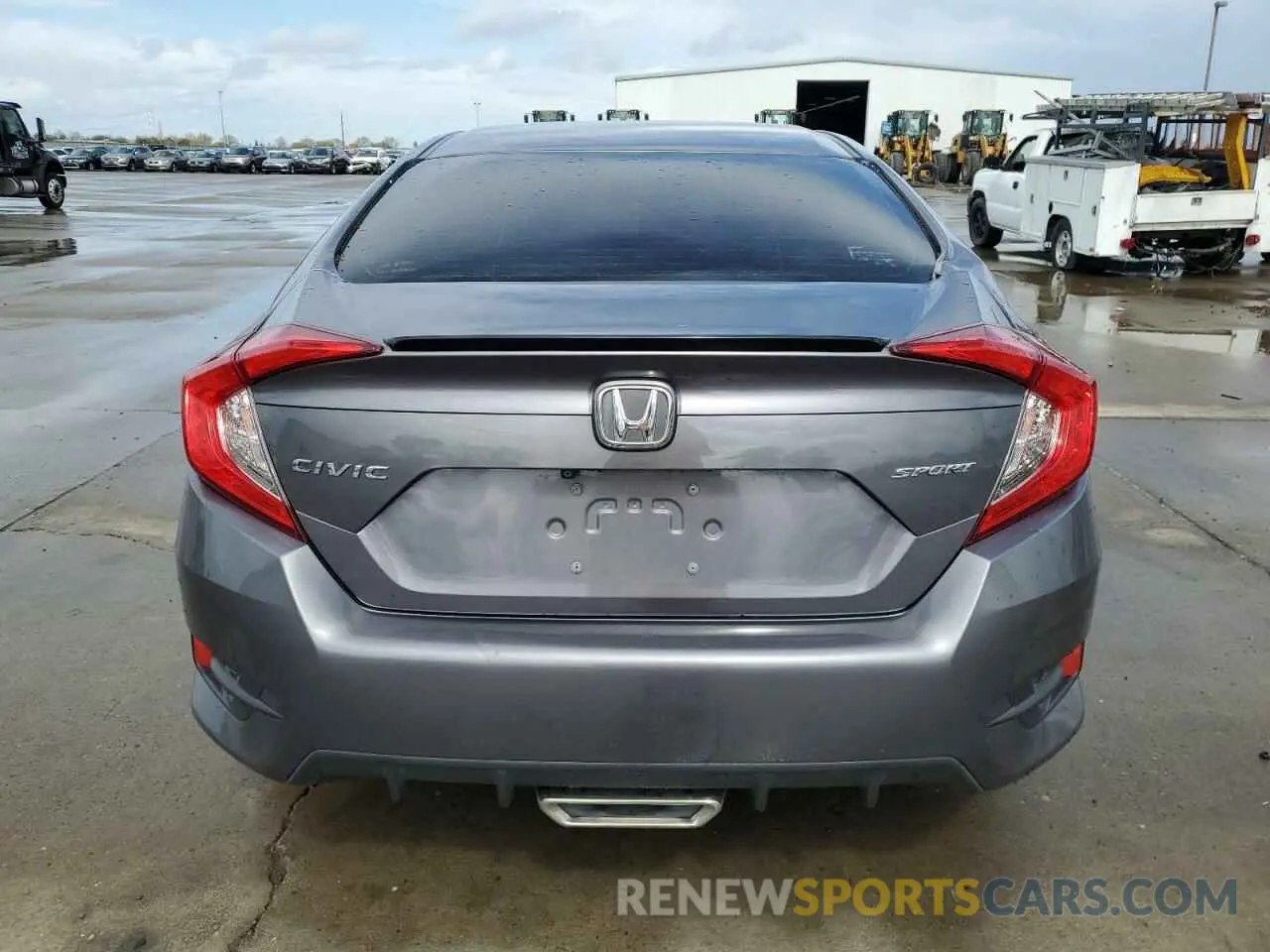 6 fotografías del automóvil dañado 19XFC2F80LE205694 HONDA CIVIC 2020