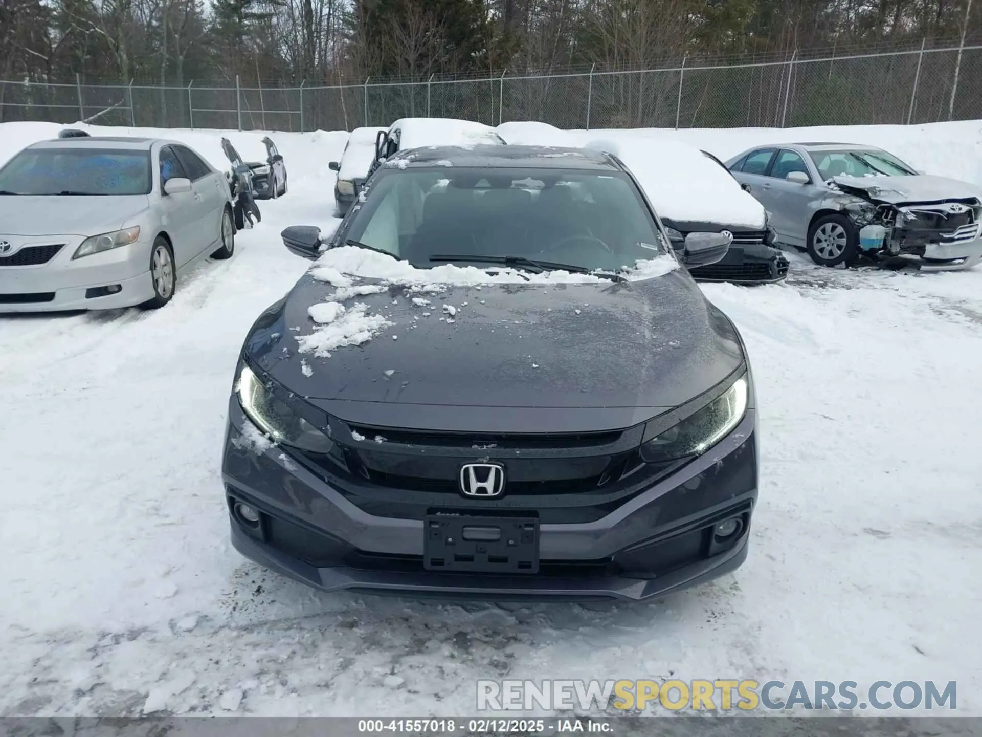12 fotografías del automóvil dañado 19XFC2F80LE211785 HONDA CIVIC 2020