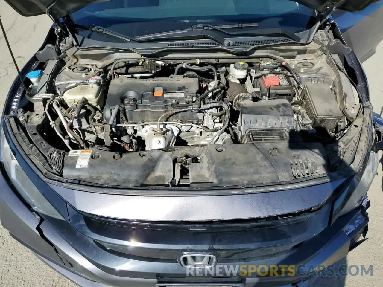 11 fotografías del automóvil dañado 19XFC2F80LE216629 HONDA CIVIC 2020