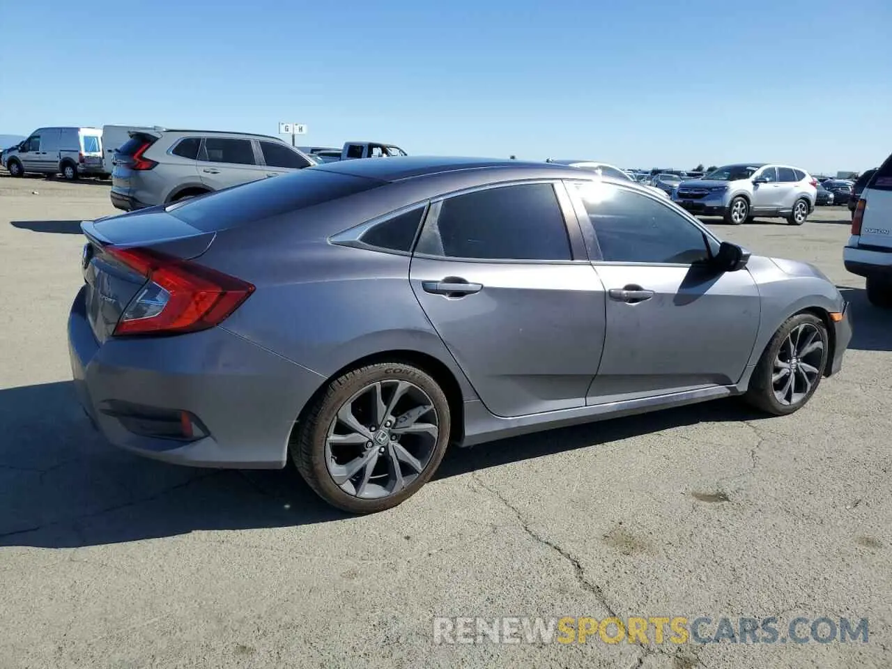 3 fotografías del automóvil dañado 19XFC2F80LE216629 HONDA CIVIC 2020