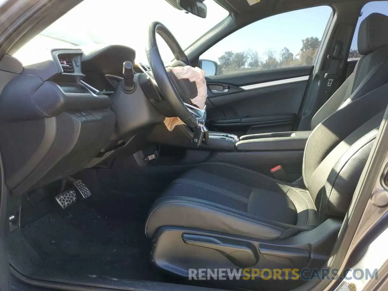 7 fotografías del automóvil dañado 19XFC2F80LE216629 HONDA CIVIC 2020
