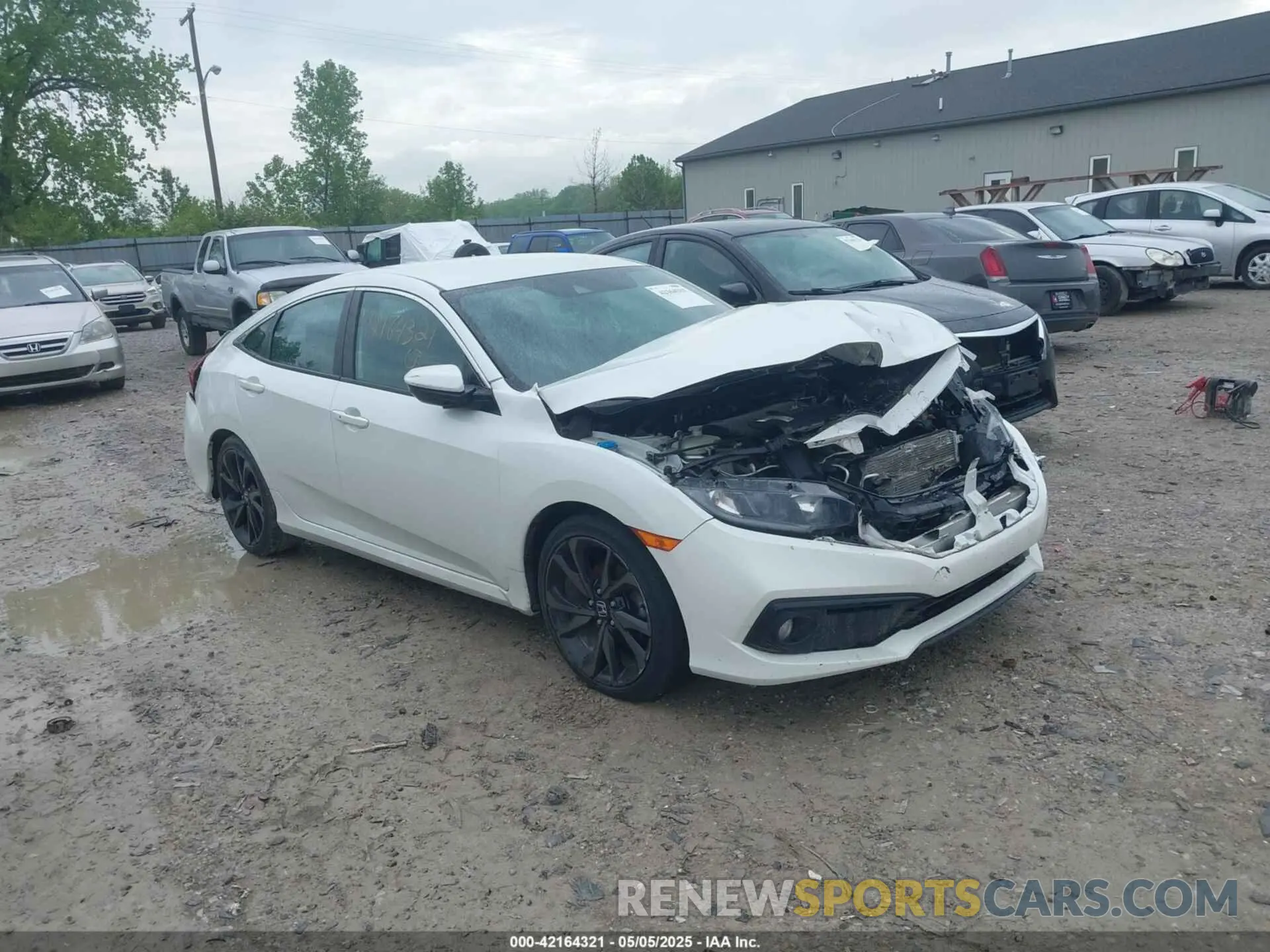 1 fotografías del automóvil dañado 19XFC2F81LE001308 HONDA CIVIC 2020