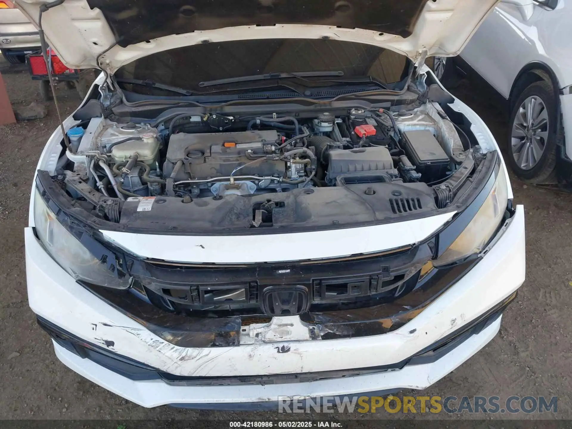 10 fotografías del automóvil dañado 19XFC2F81LE016309 HONDA CIVIC 2020