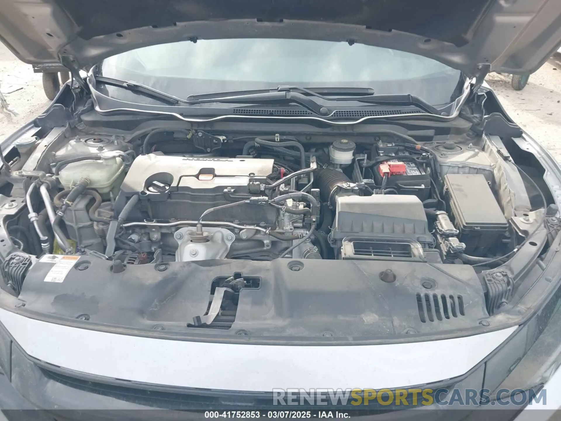 10 fotografías del automóvil dañado 19XFC2F81LE018321 HONDA CIVIC 2020
