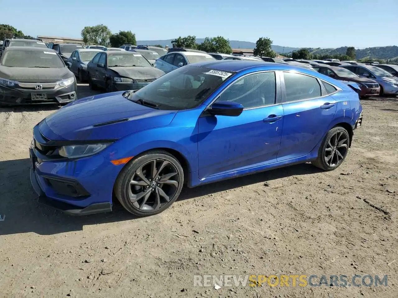 1 fotografías del automóvil dañado 19XFC2F82LE200867 HONDA CIVIC 2020