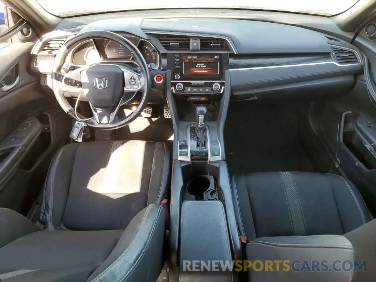 8 fotografías del automóvil dañado 19XFC2F82LE200867 HONDA CIVIC 2020