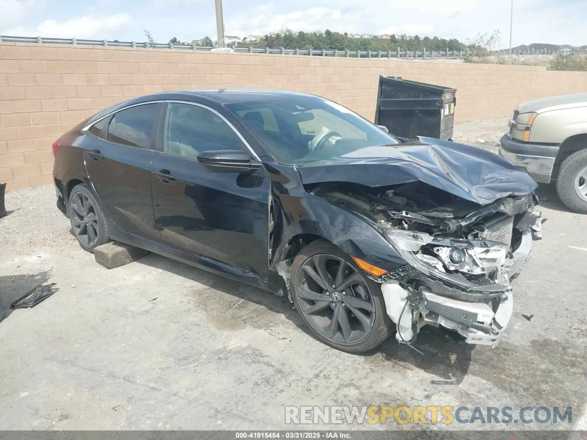 1 fotografías del automóvil dañado 19XFC2F82LE212906 HONDA CIVIC 2020