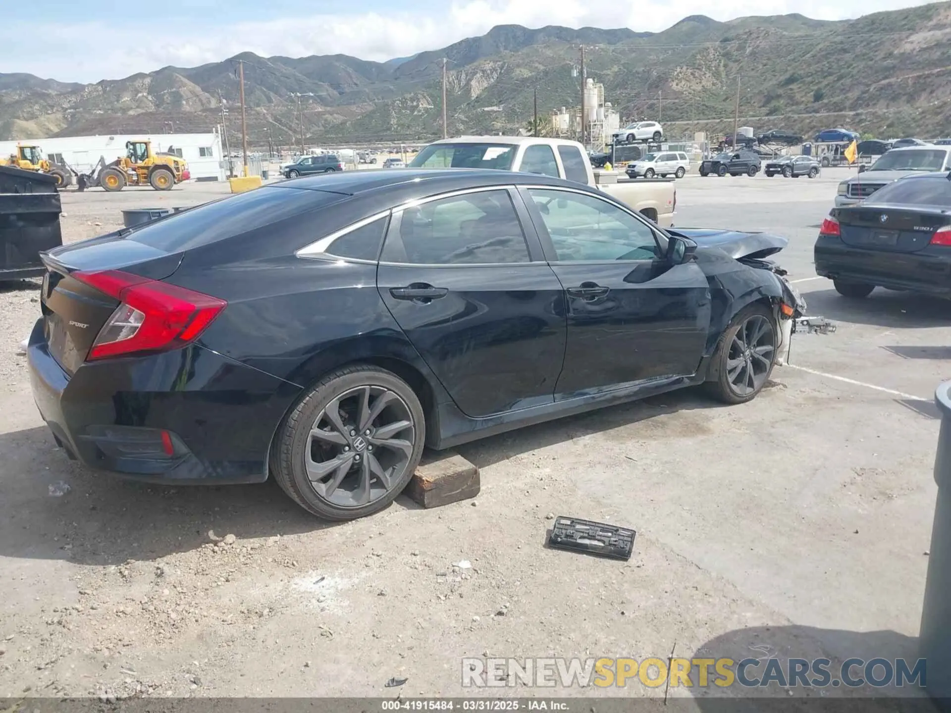 12 fotografías del automóvil dañado 19XFC2F82LE212906 HONDA CIVIC 2020