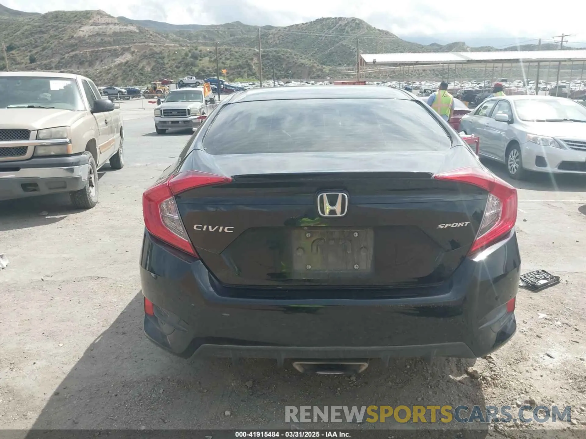 15 fotografías del automóvil dañado 19XFC2F82LE212906 HONDA CIVIC 2020