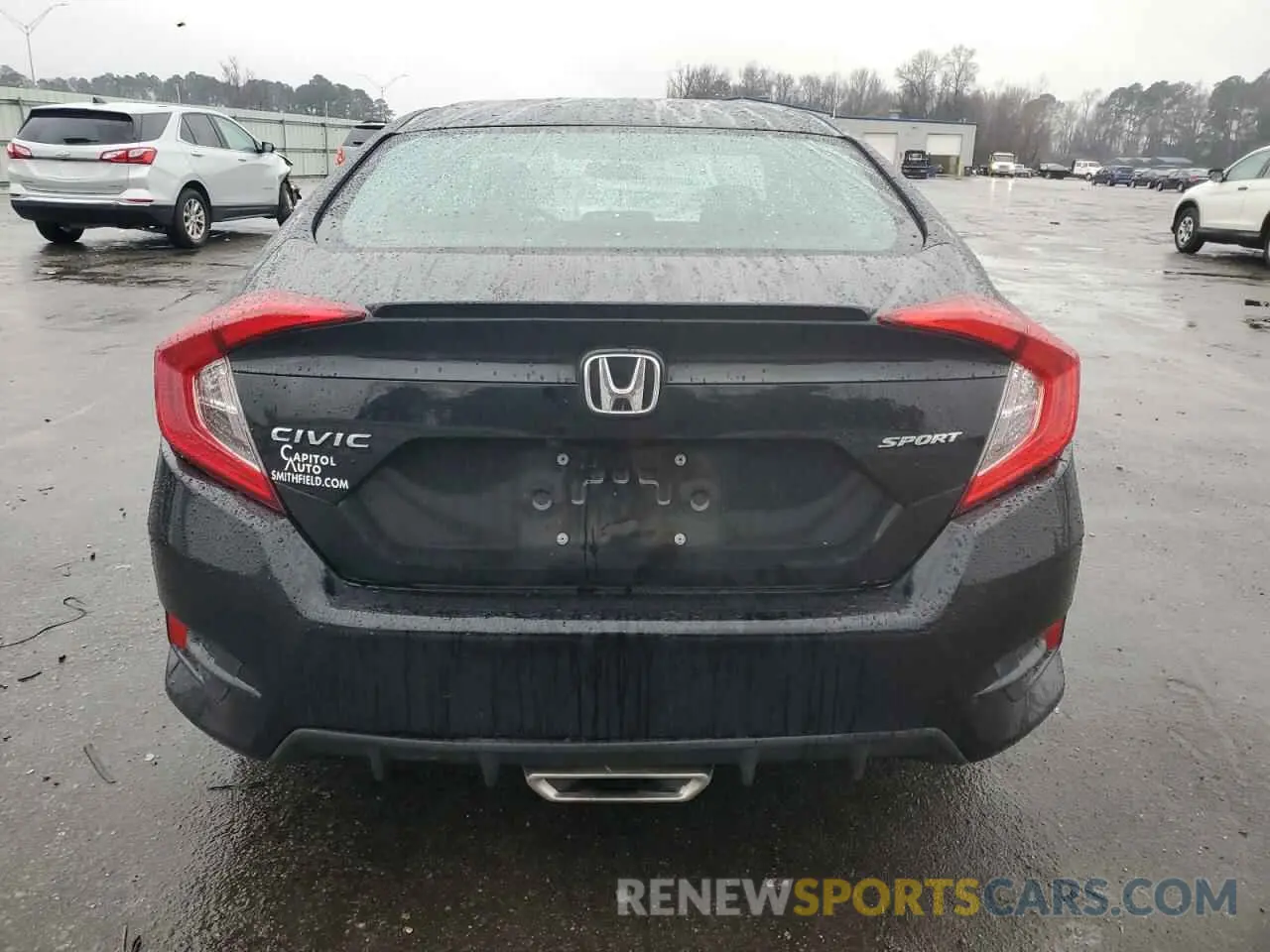 6 fotografías del automóvil dañado 19XFC2F82LE215630 HONDA CIVIC 2020