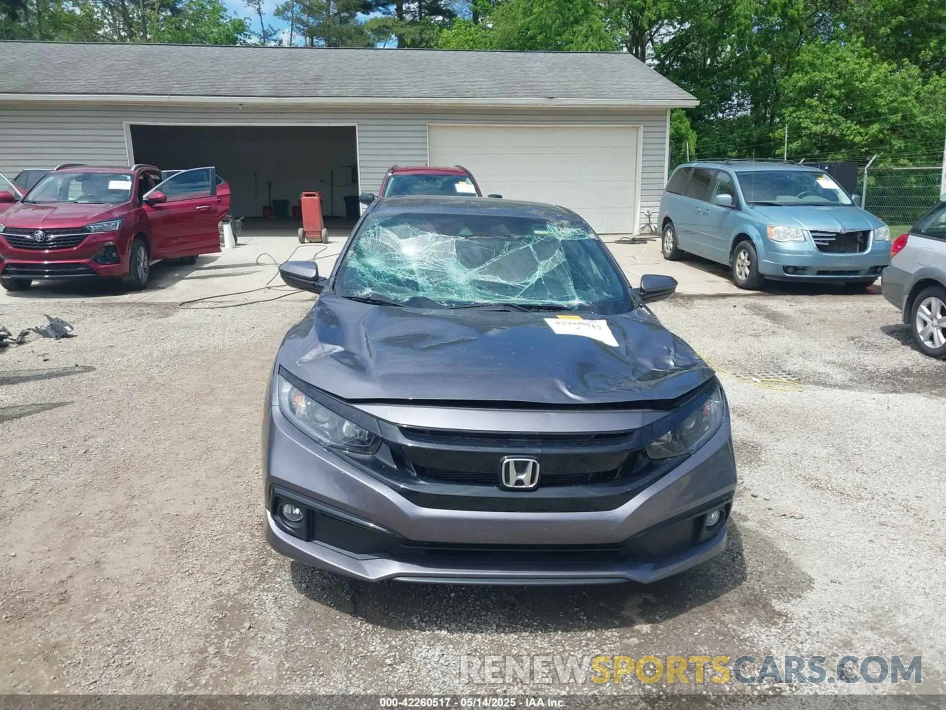 12 fotografías del automóvil dañado 19XFC2F84LE024887 HONDA CIVIC 2020