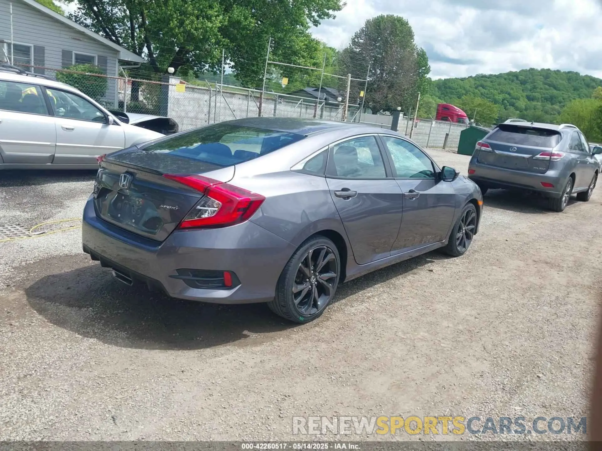 4 fotografías del automóvil dañado 19XFC2F84LE024887 HONDA CIVIC 2020