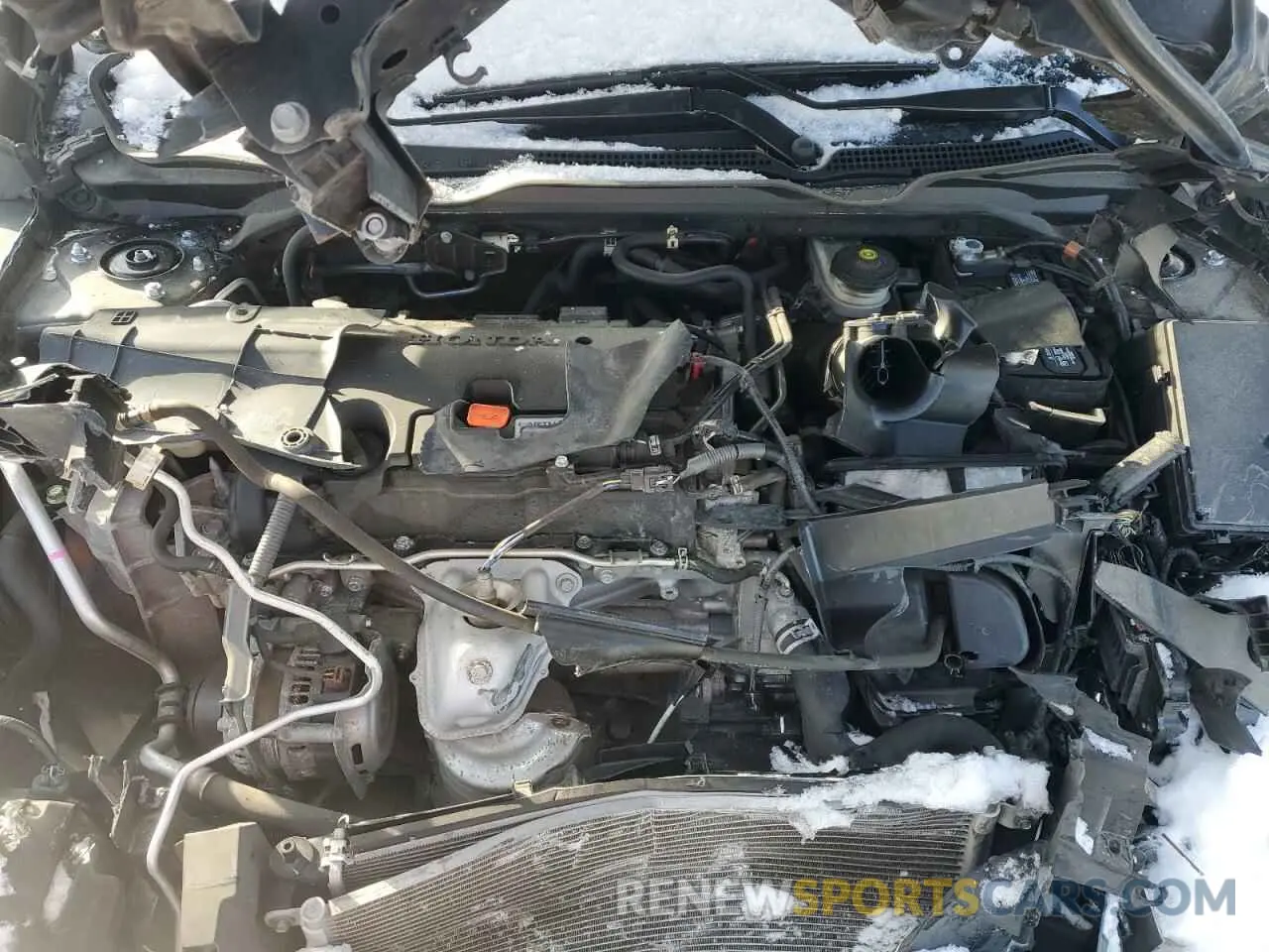 11 fotografías del automóvil dañado 19XFC2F84LE025411 HONDA CIVIC 2020